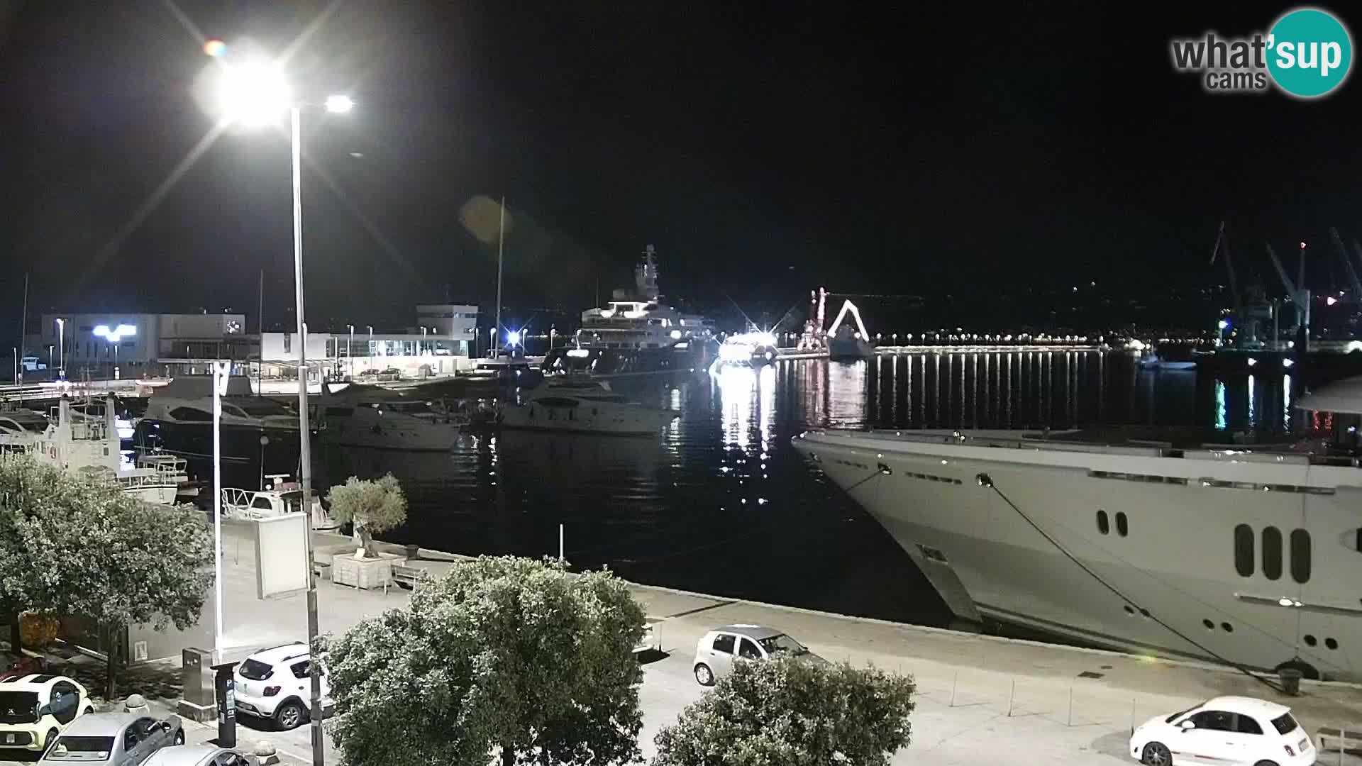 La Riva e la Marina a Rijeka (Fiume) – Live Webcam Croazia