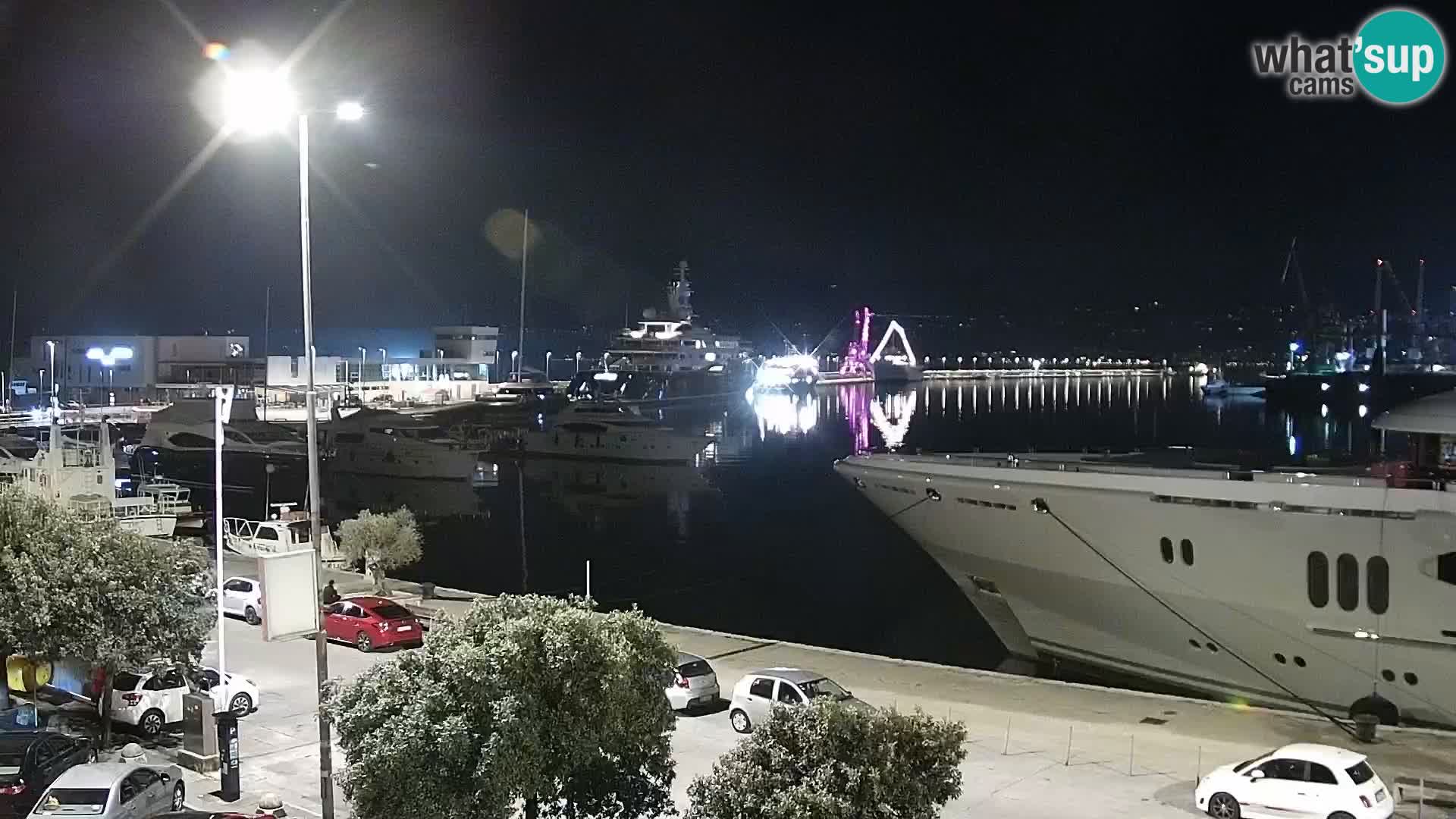 La Riva e la Marina a Rijeka (Fiume) – Live Webcam Croazia