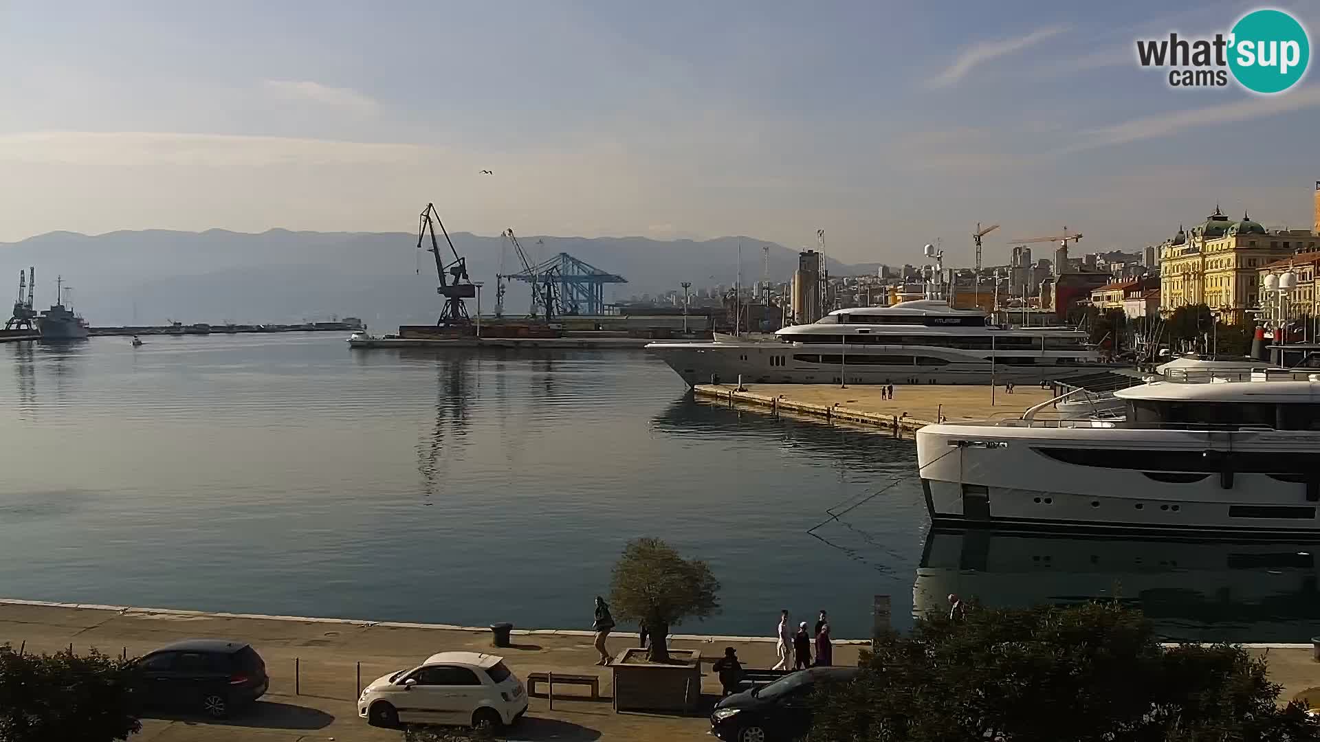 Rijeka – luka i ulica Riva