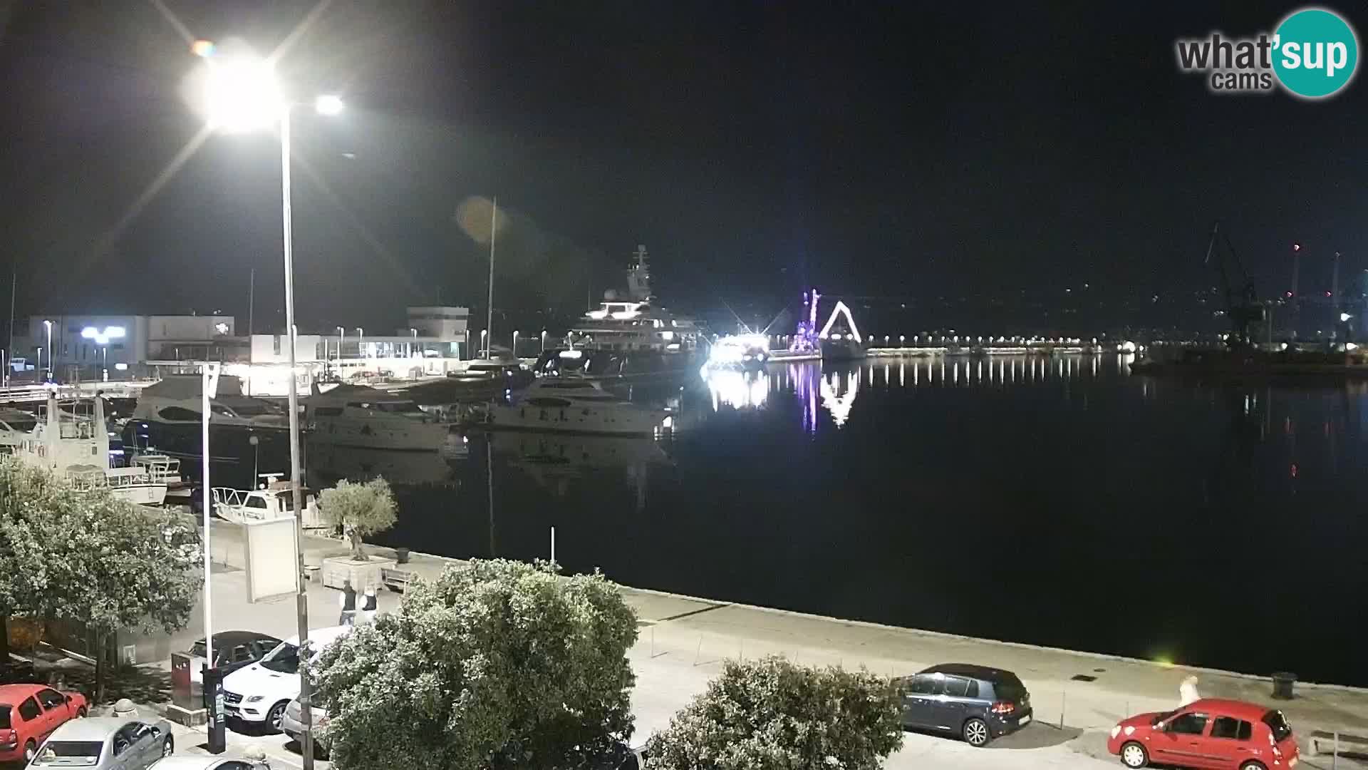 Die Riva und Marina in Rijeka – Live Webcam Kroatien