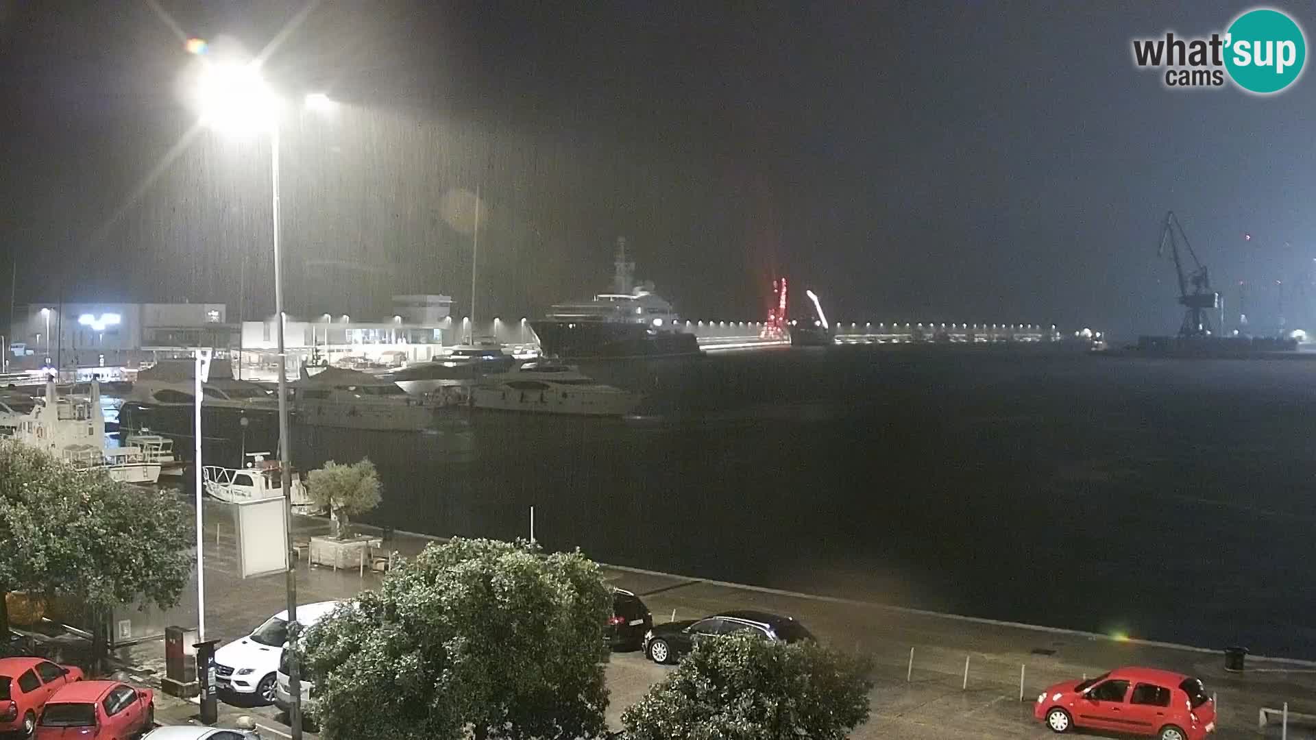 La Riva e la Marina a Rijeka (Fiume) – Live Webcam Croazia