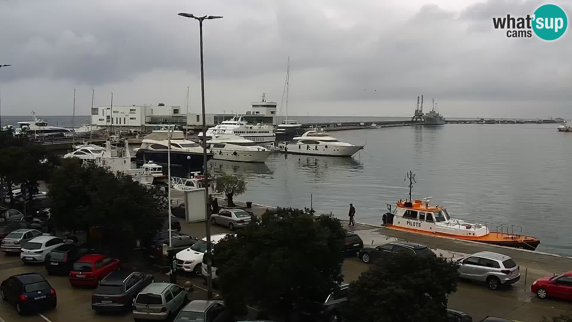 La Riva et Marina à Rijeka – Live Webcam Croatie