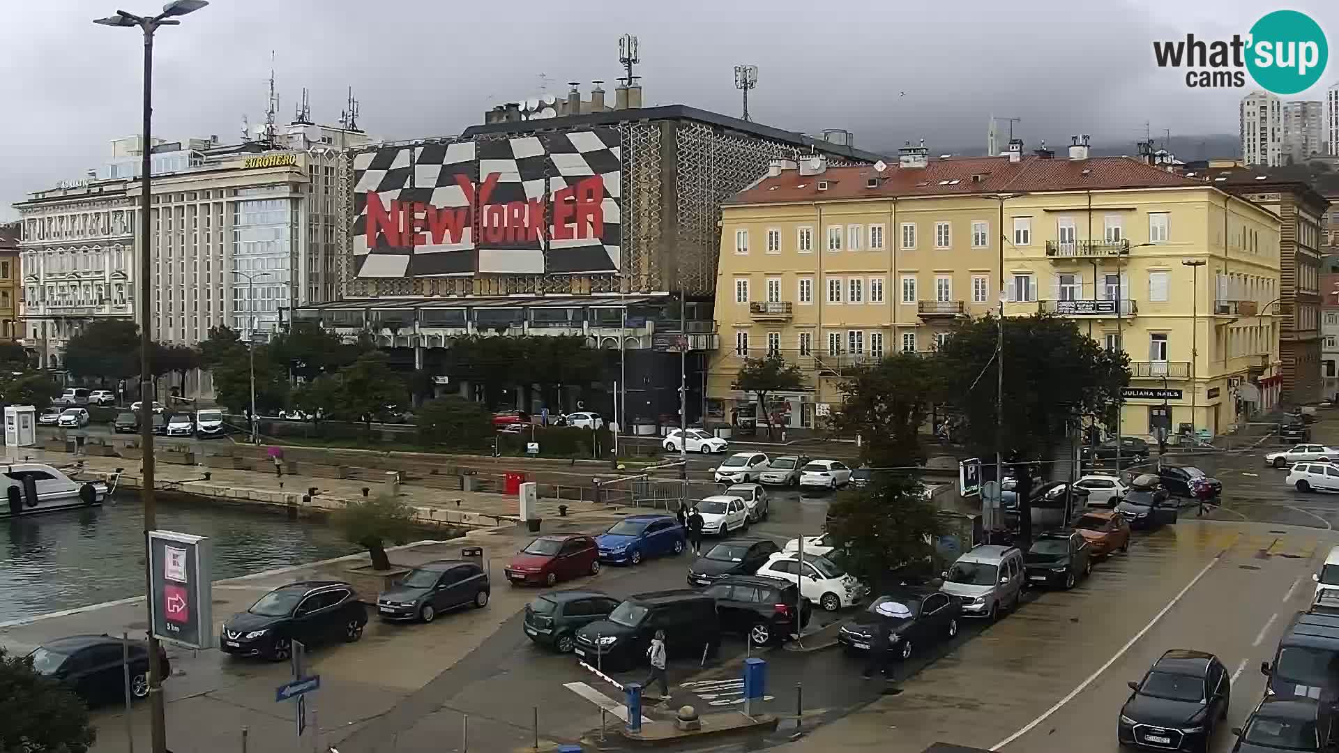 La Riva e la Marina a Rijeka (Fiume) – Live Webcam Croazia