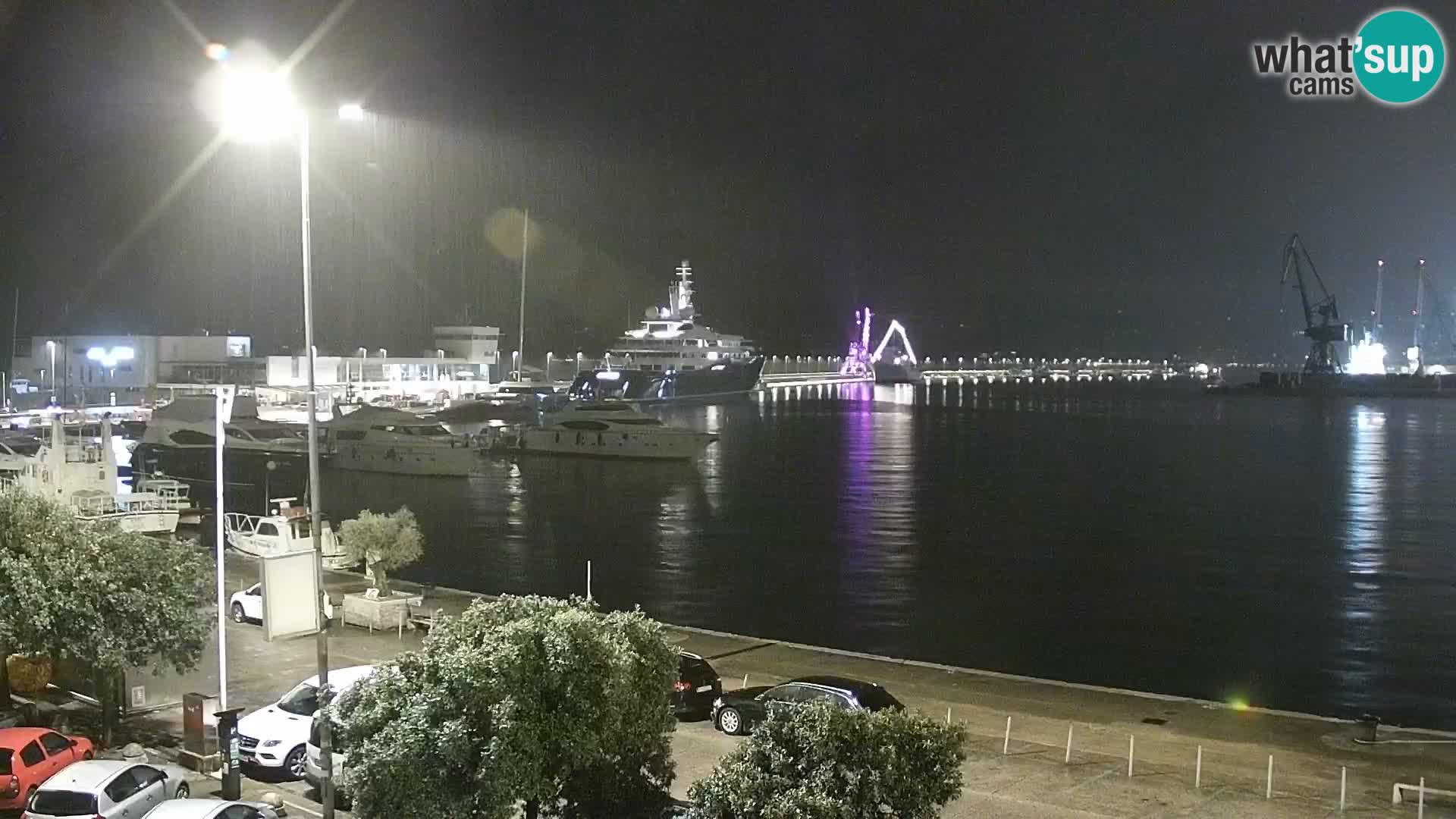 Die Riva und Marina in Rijeka – Live Webcam Kroatien