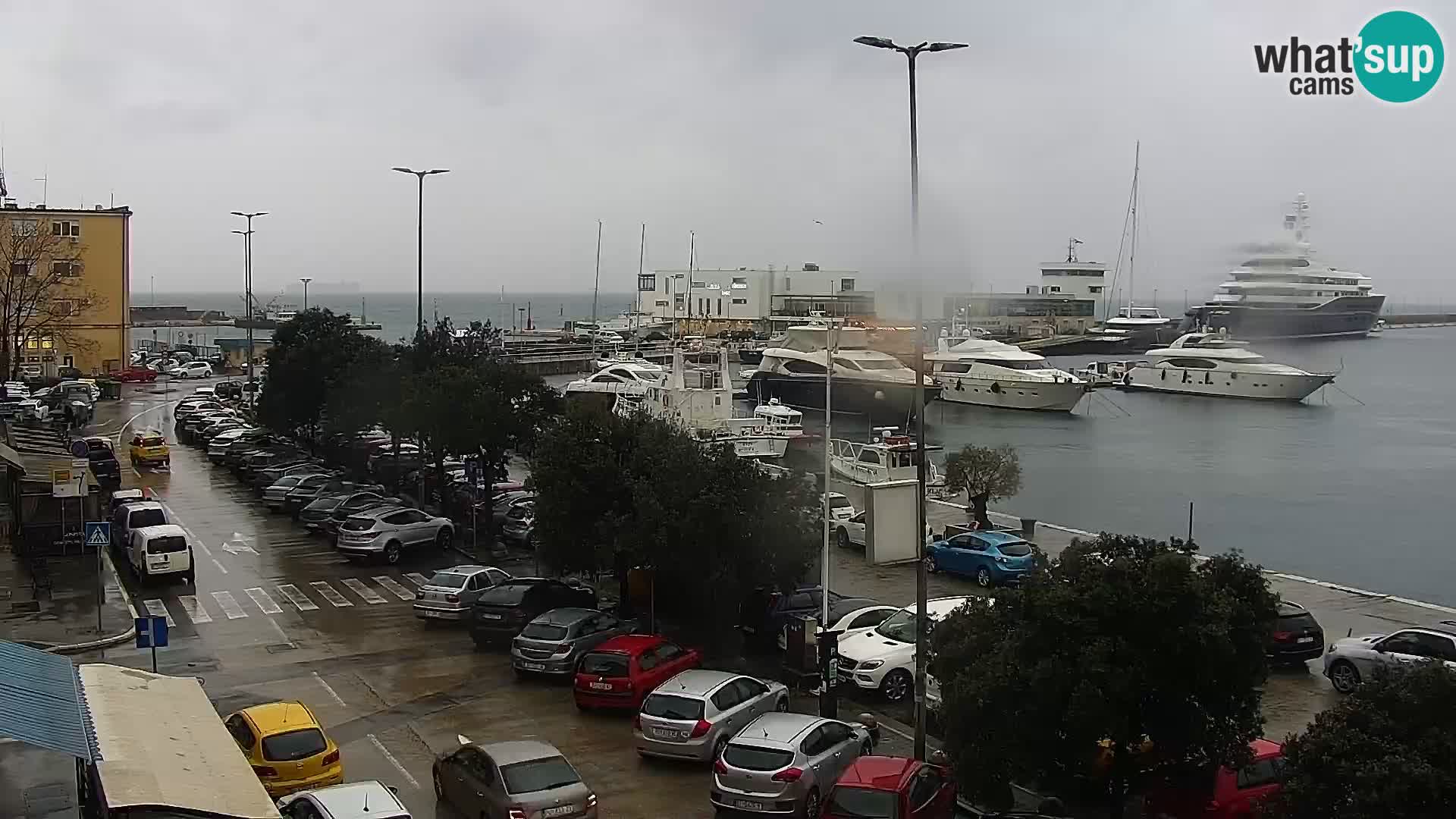 The Riva and Marina in Rijeka  – Live Webcam Croatia