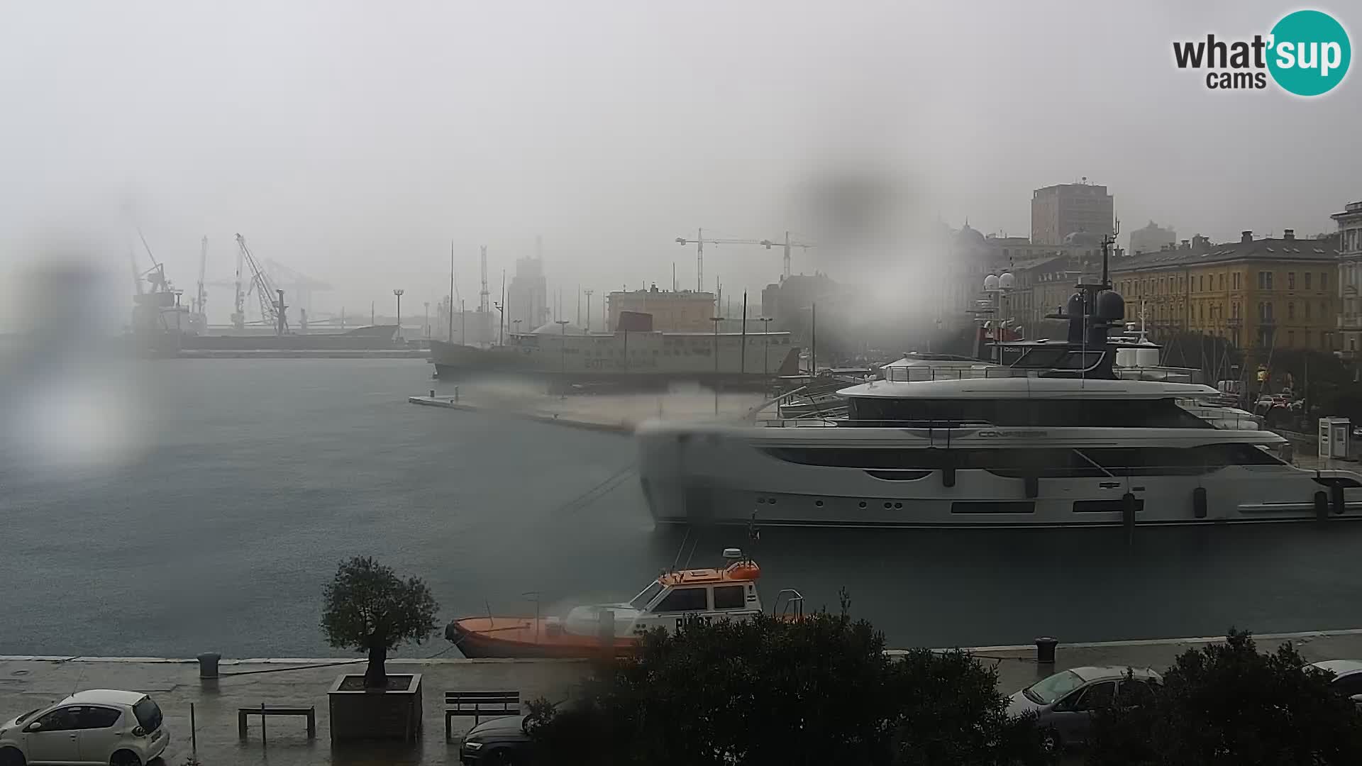 La Riva et Marina à Rijeka – Live Webcam Croatie