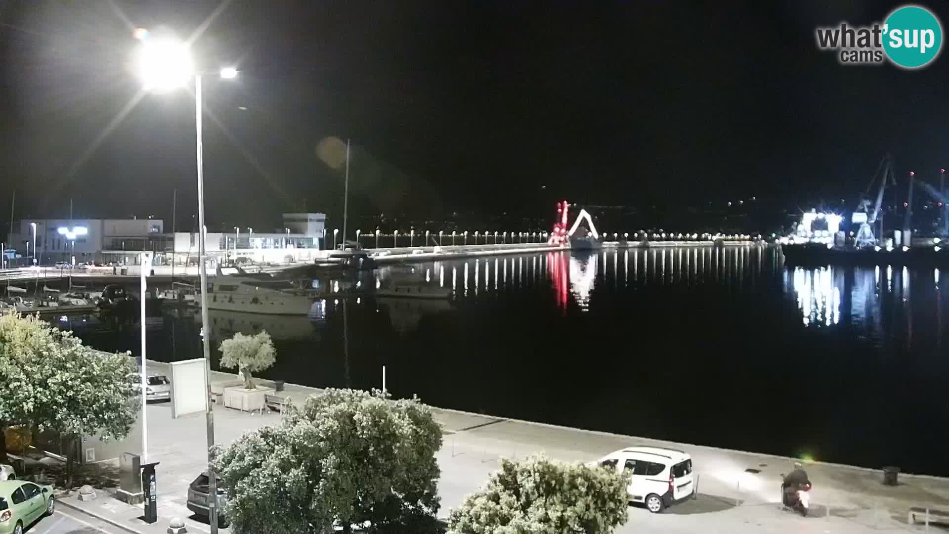 Riva i Marina u Rijeci – Web kamera uživo u Hrvatskoj