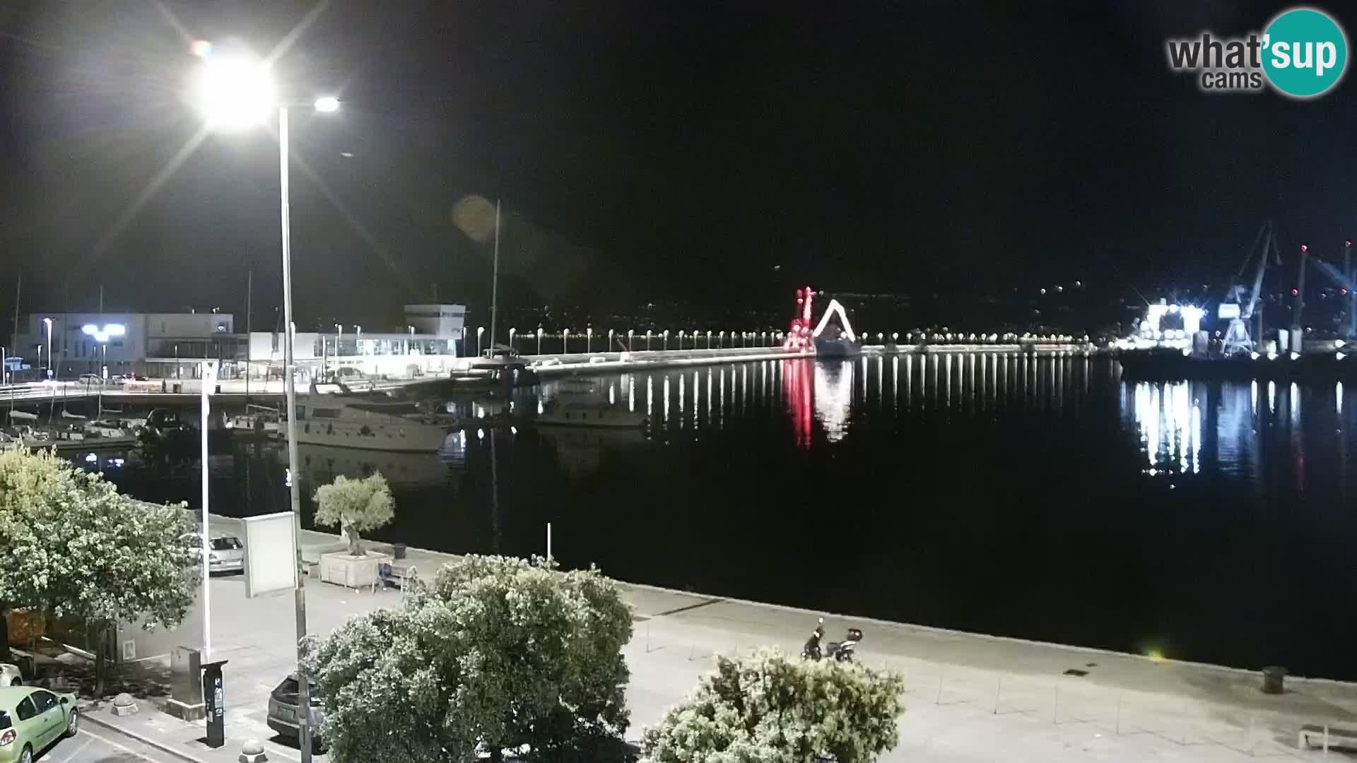Riva i Marina u Rijeci – Web kamera uživo u Hrvatskoj