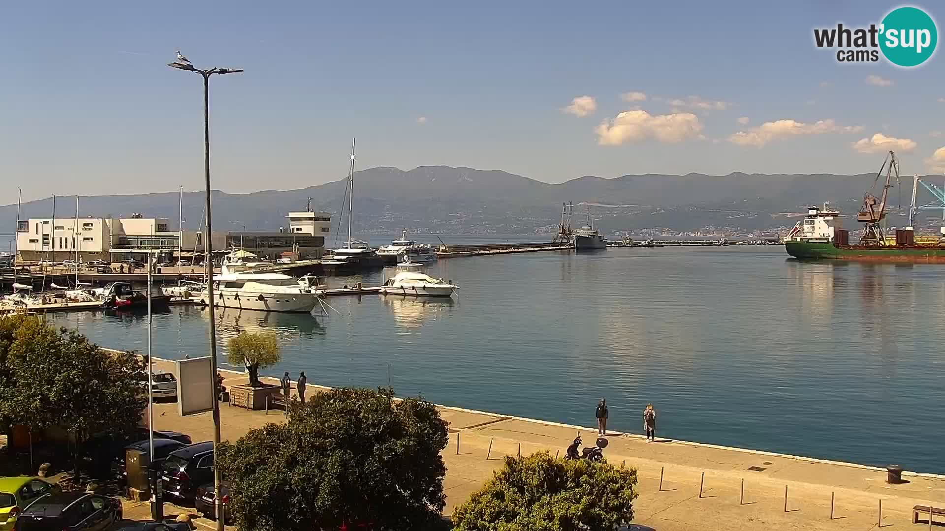 Rijeka – luka i ulica Riva