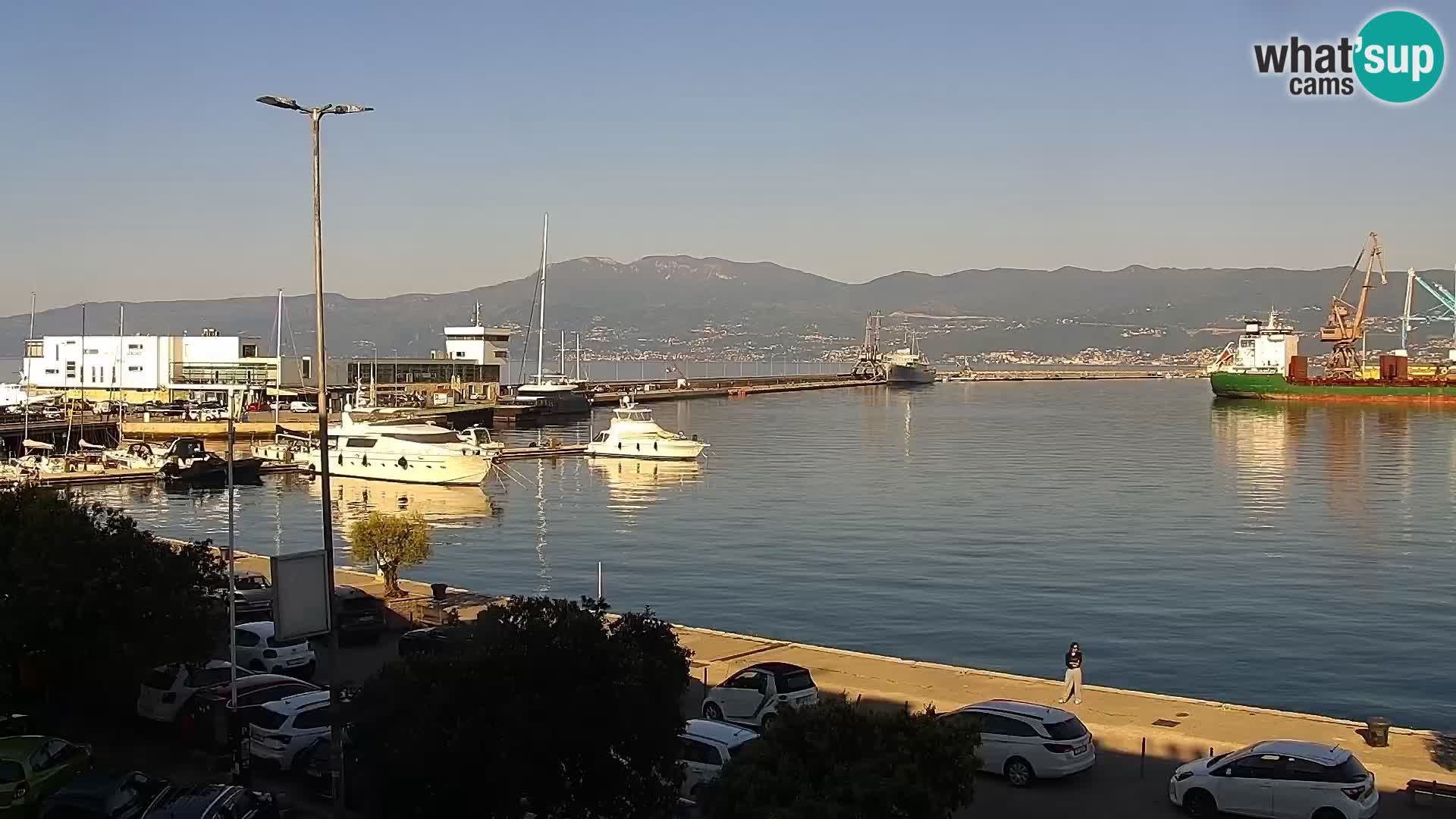 Fiume – Il porto e la Riva