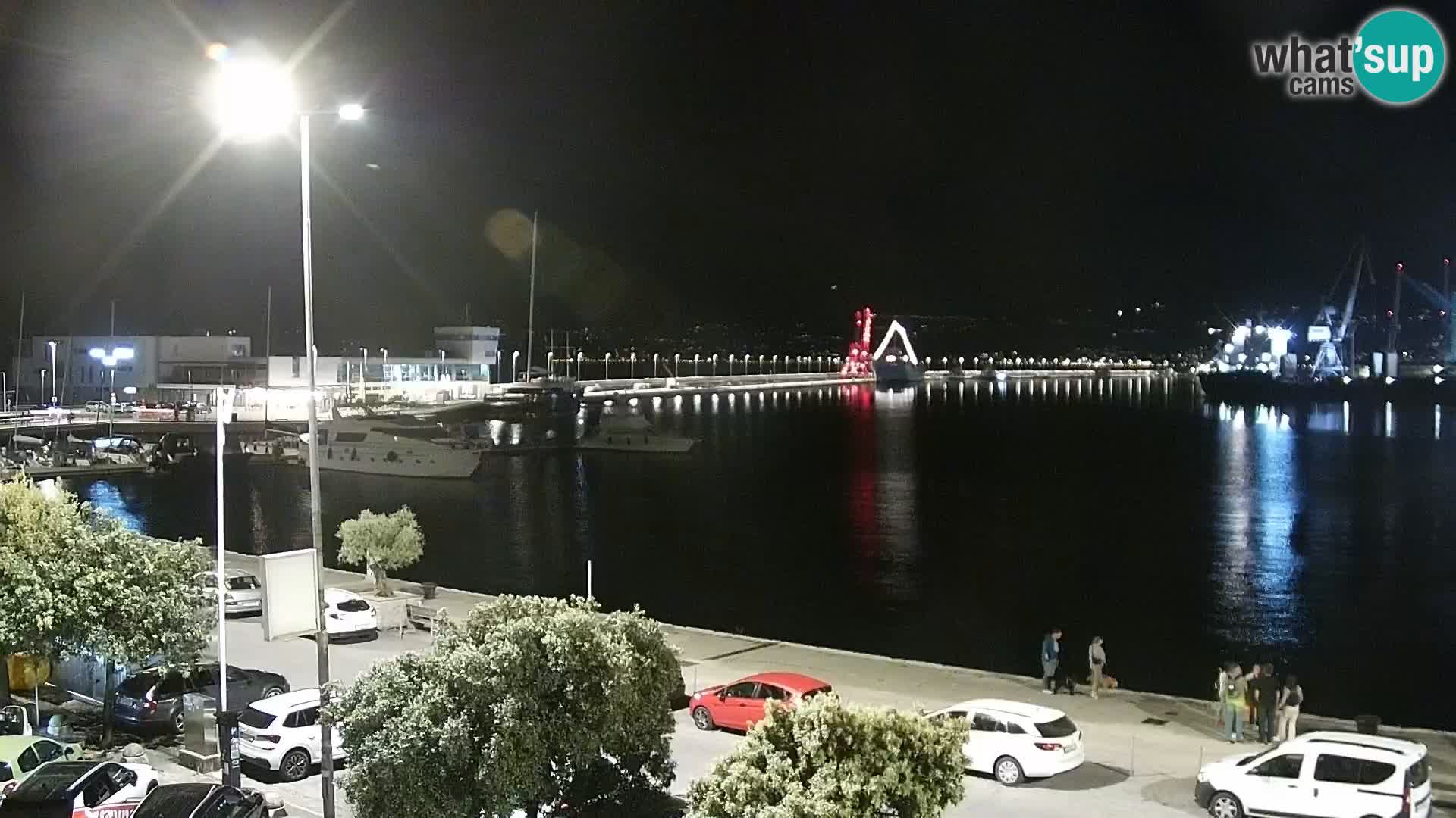 Fiume – Il porto e la Riva