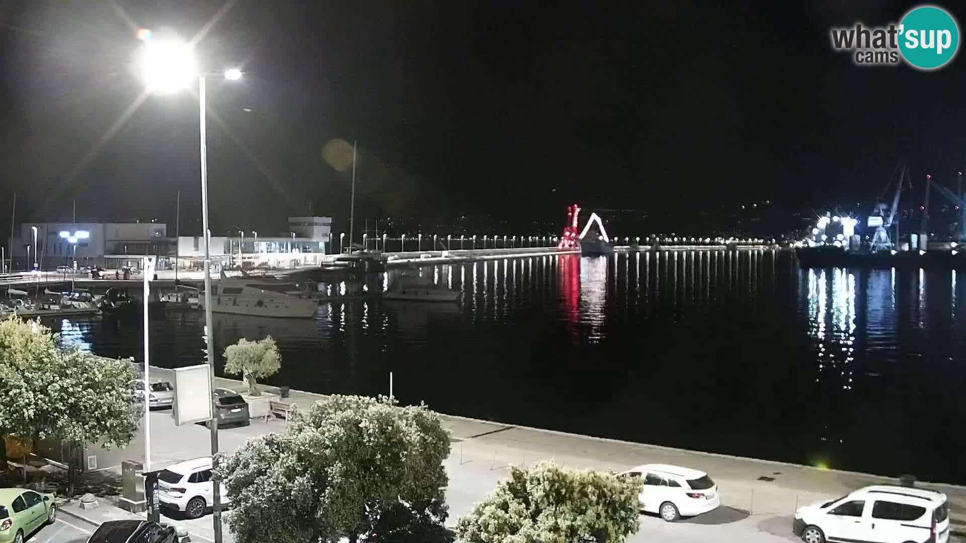 Riva i Marina u Rijeci – Web kamera uživo u Hrvatskoj