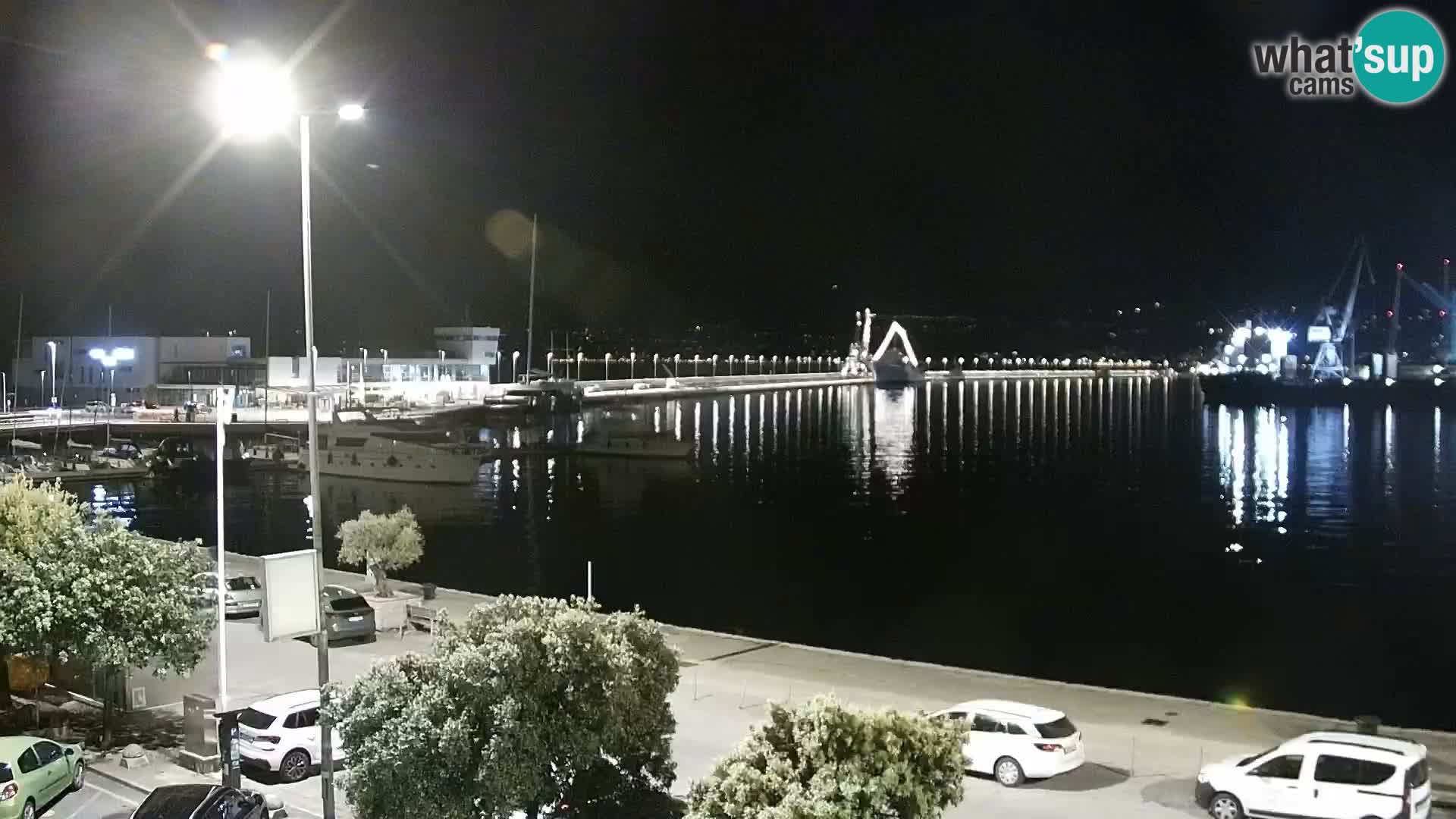 Riva i Marina u Rijeci – Web kamera uživo u Hrvatskoj