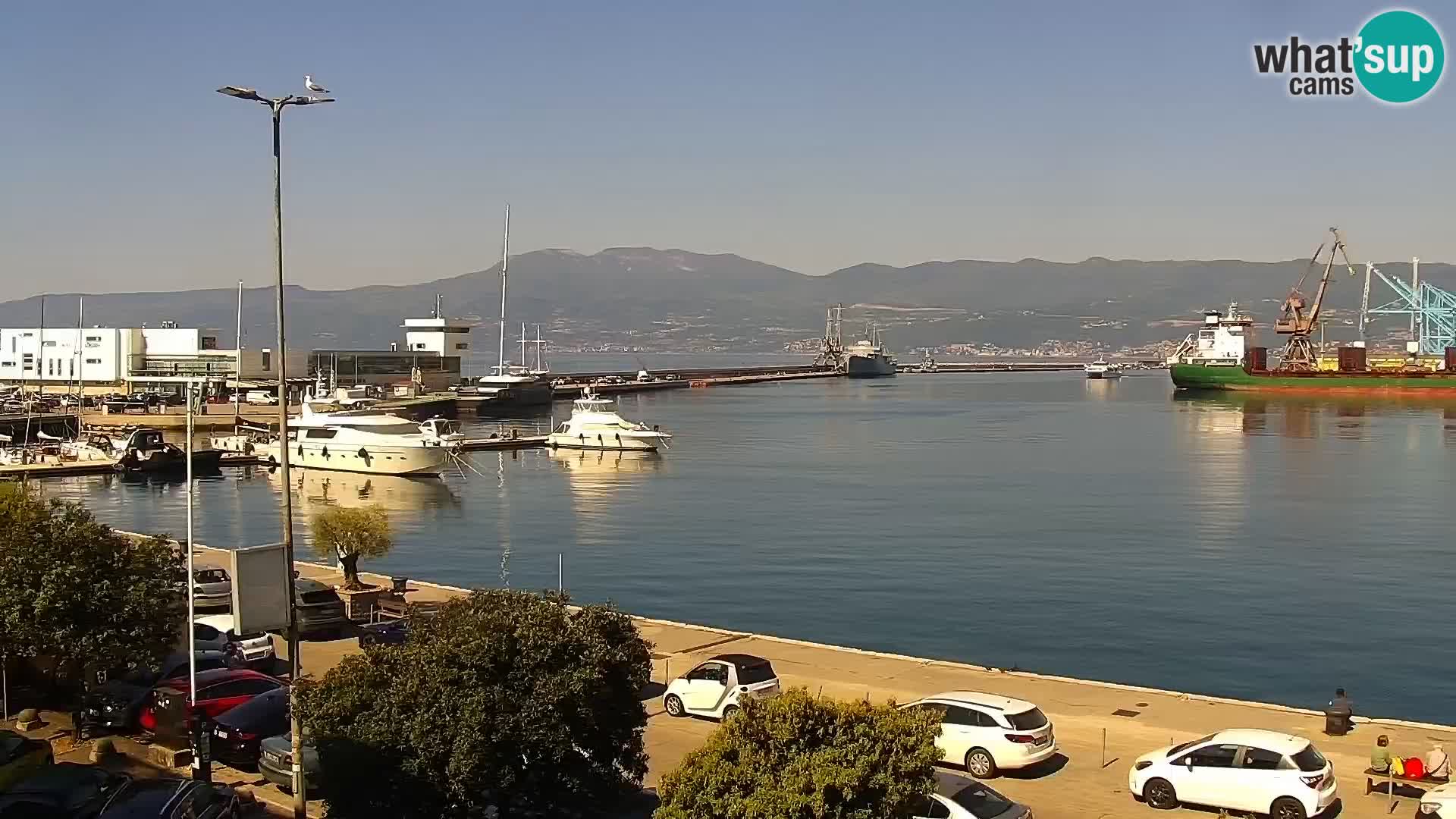 Riva i Marina u Rijeci – Web kamera uživo u Hrvatskoj