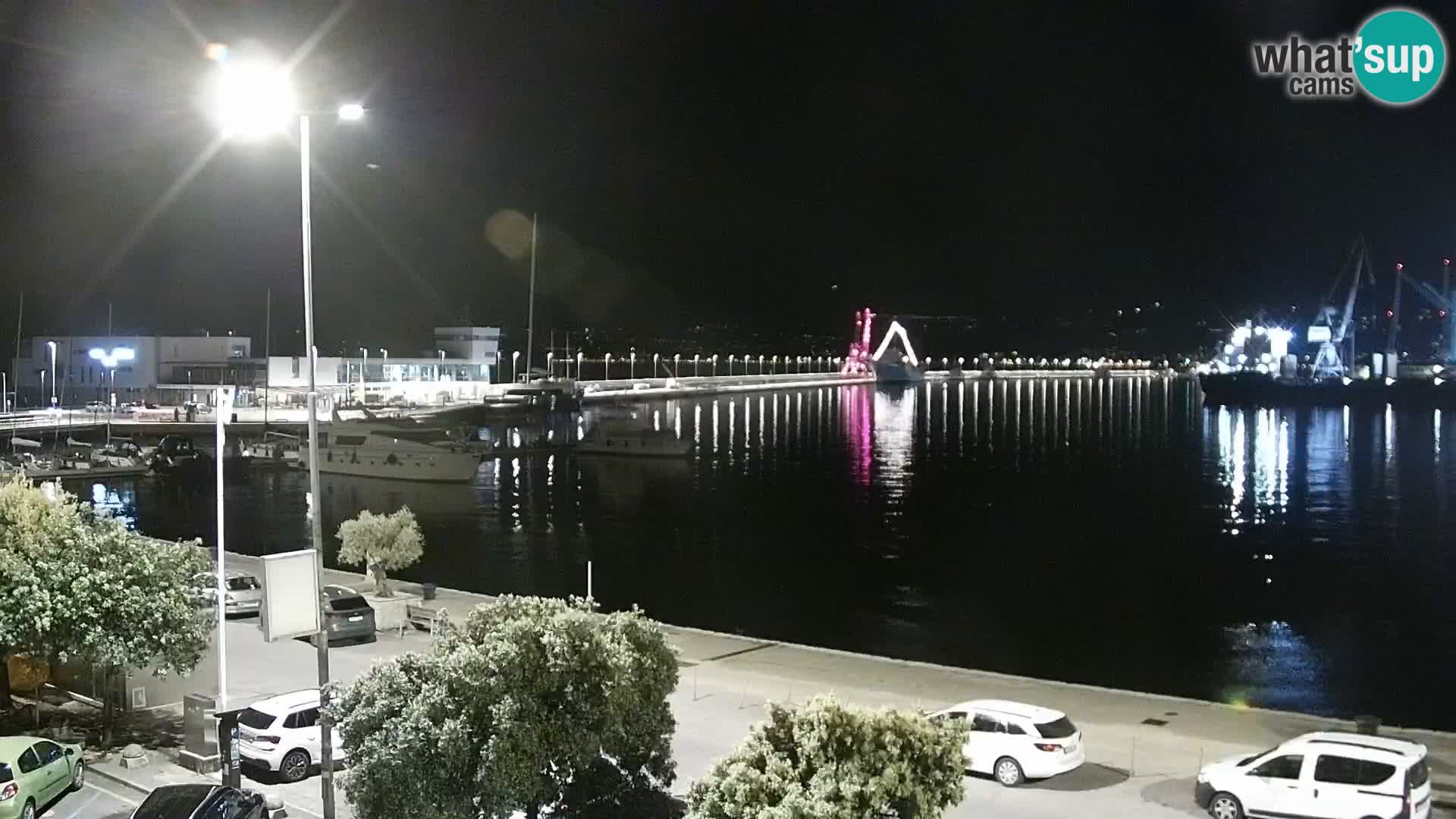 Riva i Marina u Rijeci – Web kamera uživo u Hrvatskoj