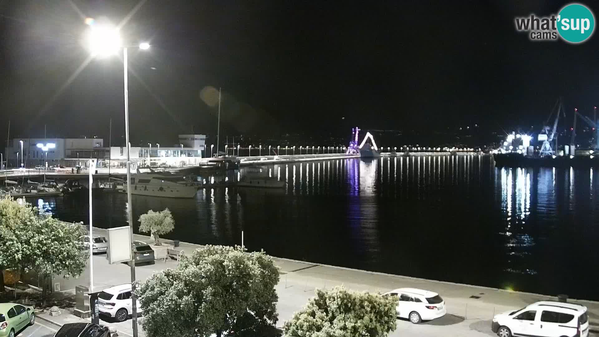 Fiume – Il porto e la Riva