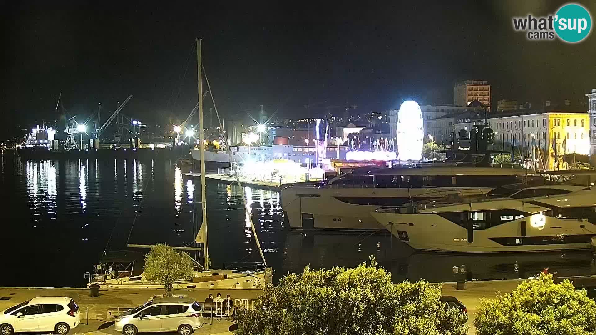 Fiume – Il porto e la Riva