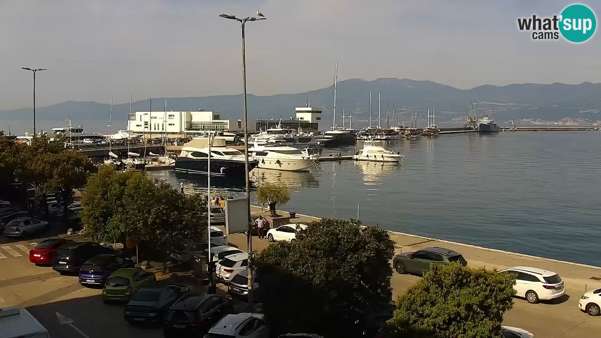 La Riva e la Marina a Rijeka (Fiume) – Live Webcam Croazia