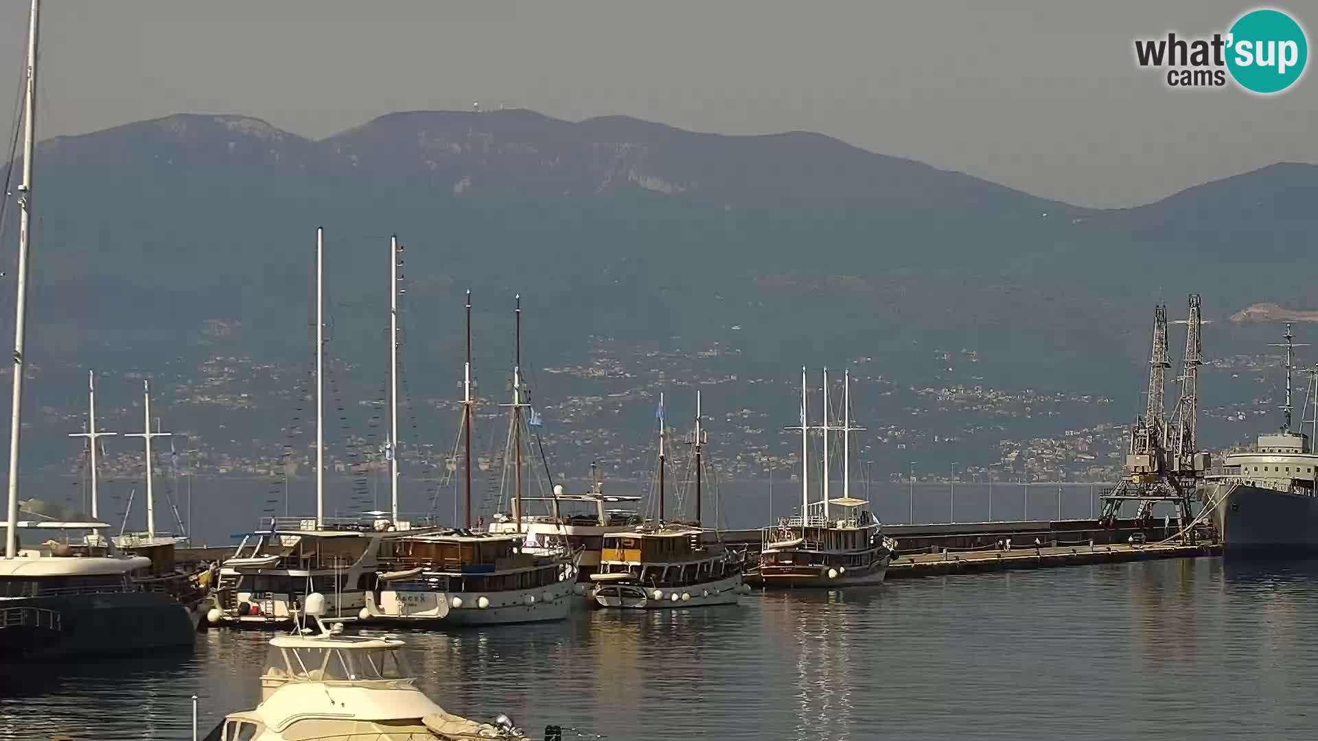 La Riva e la Marina a Rijeka (Fiume) – Live Webcam Croazia