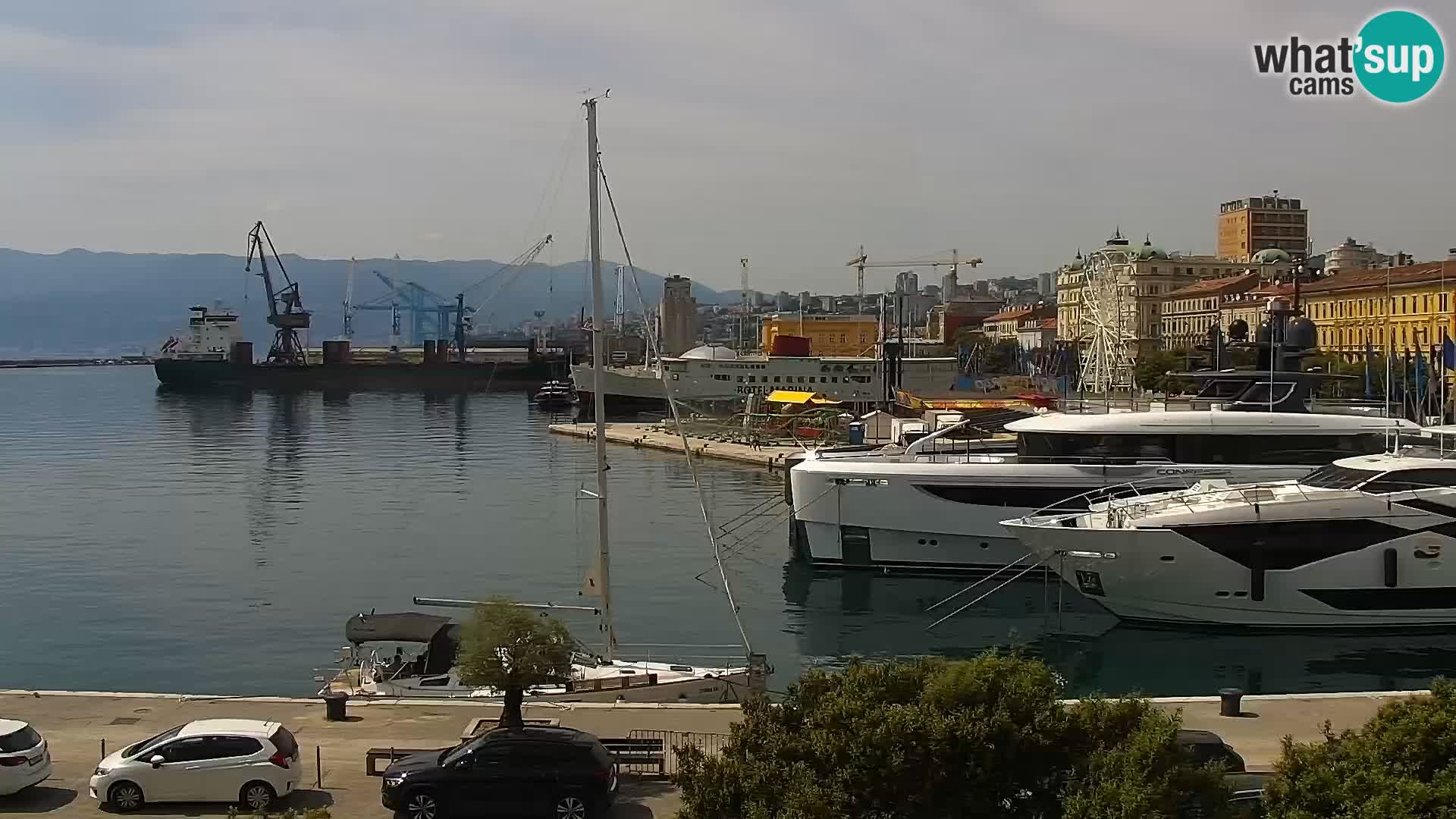 Rijeka – luka i ulica Riva