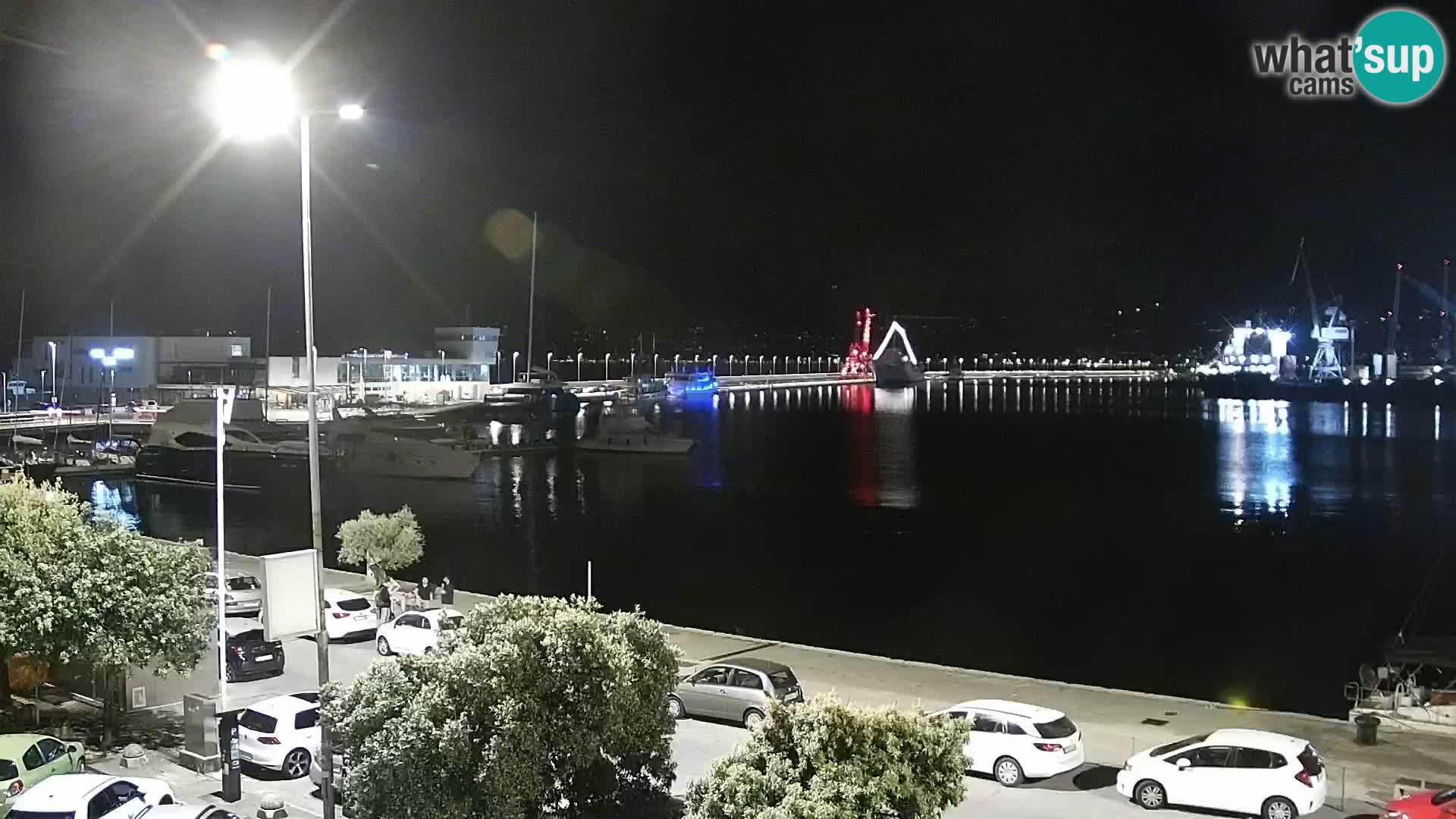 Riva i Marina u Rijeci – Web kamera uživo u Hrvatskoj