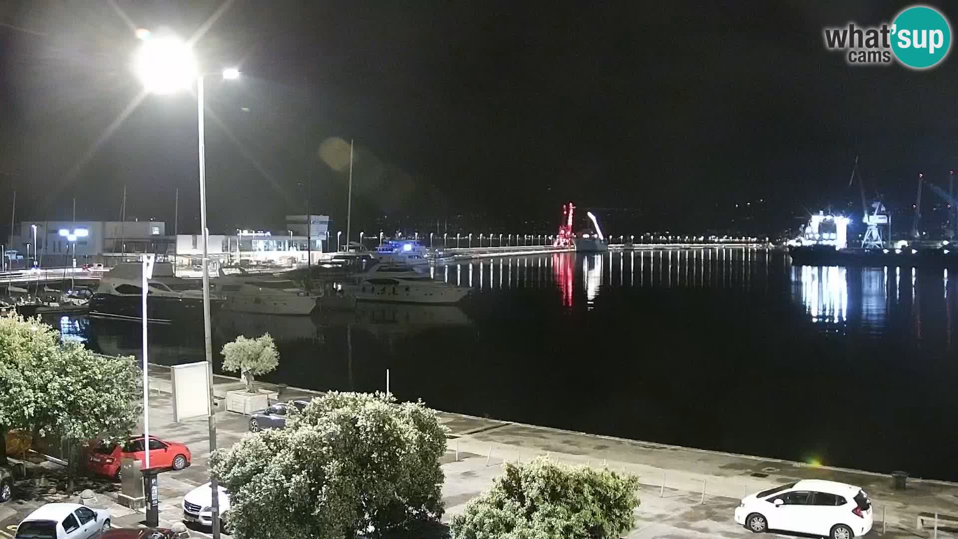 Fiume – Il porto e la Riva