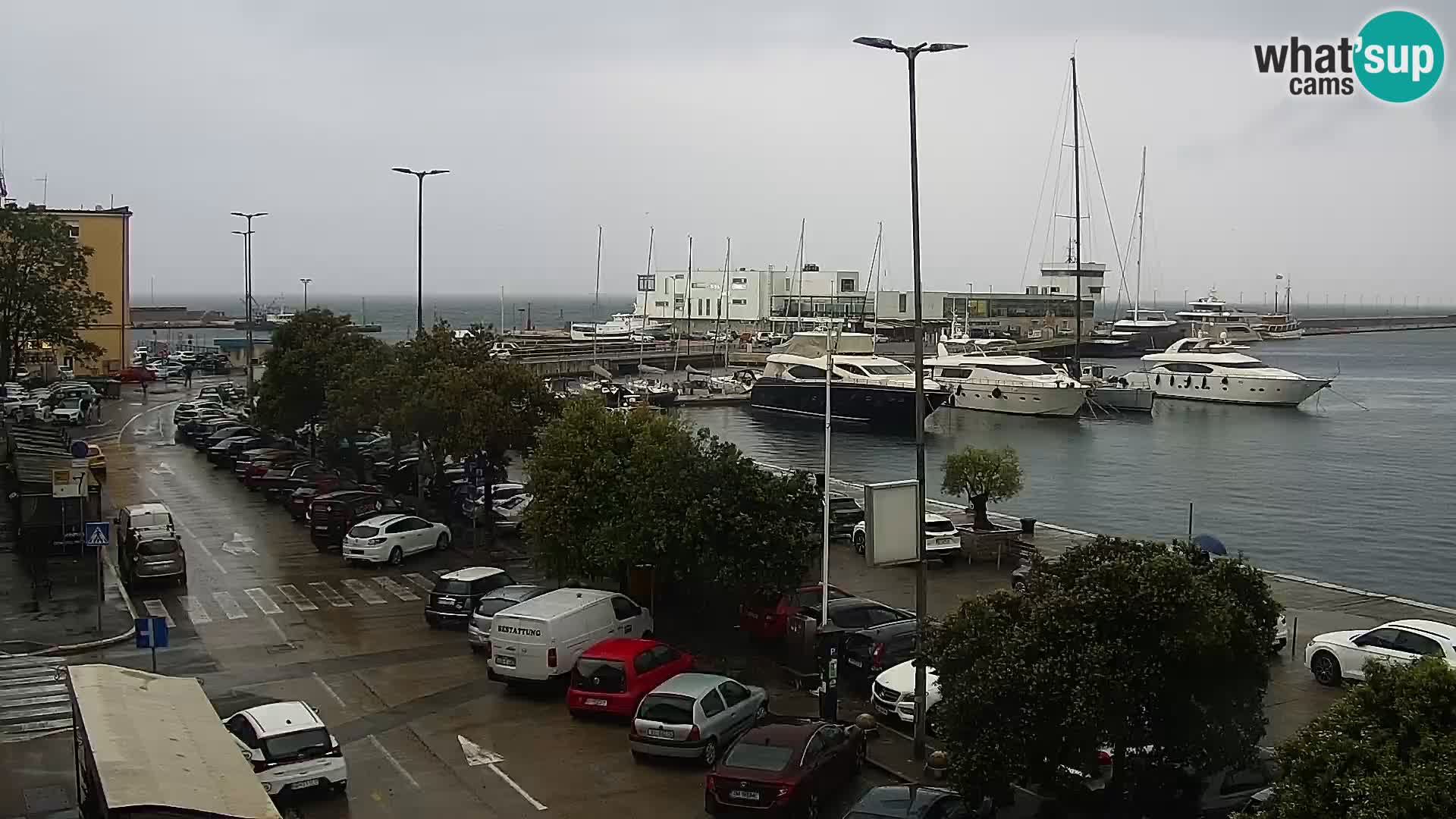 La Riva e la Marina a Rijeka (Fiume) – Live Webcam Croazia
