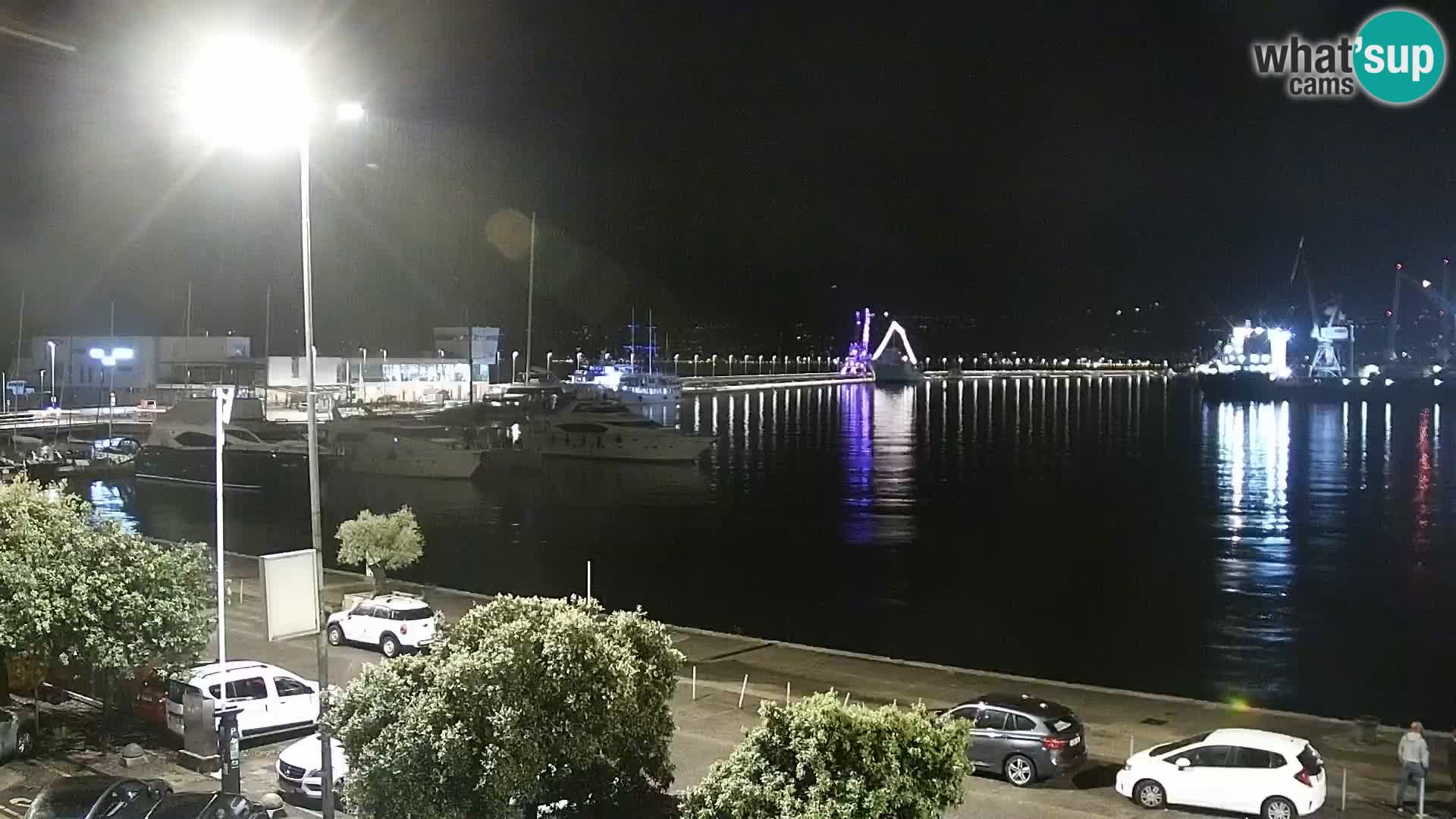 Fiume – Il porto e la Riva