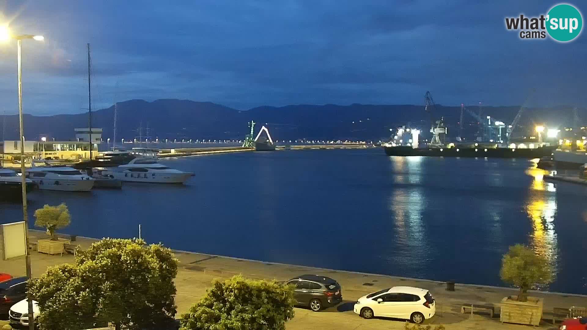 Rijeka – luka i ulica Riva