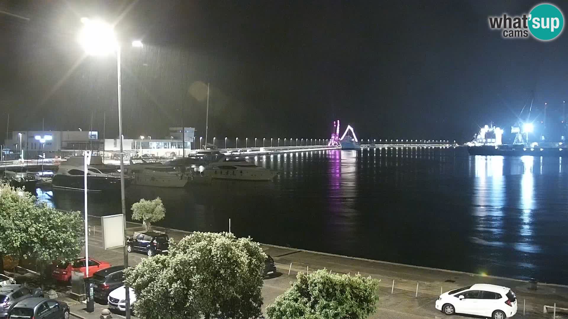 La Riva y Marina en Rijeka – Webcam en vivo Croacia