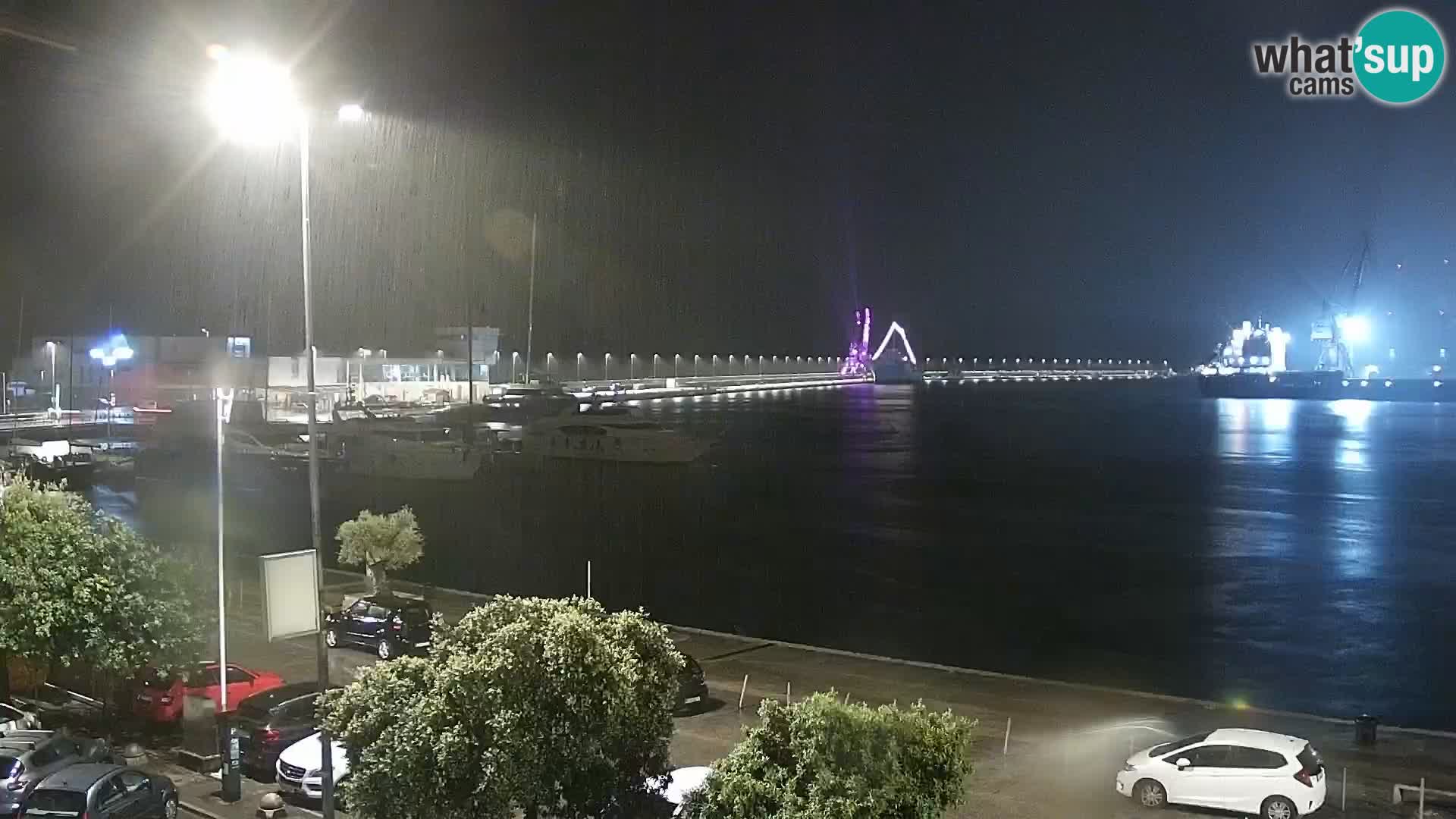 La Riva e la Marina a Rijeka (Fiume) – Live Webcam Croazia