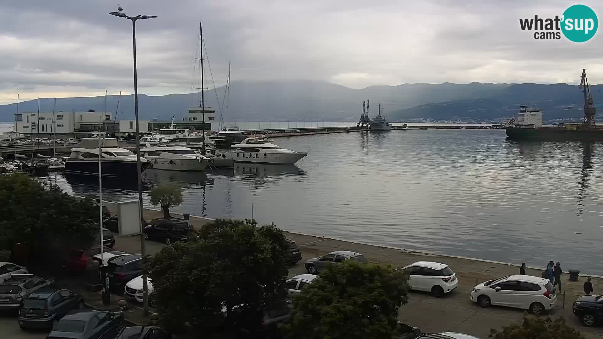 La Riva e la Marina a Rijeka (Fiume) – Live Webcam Croazia