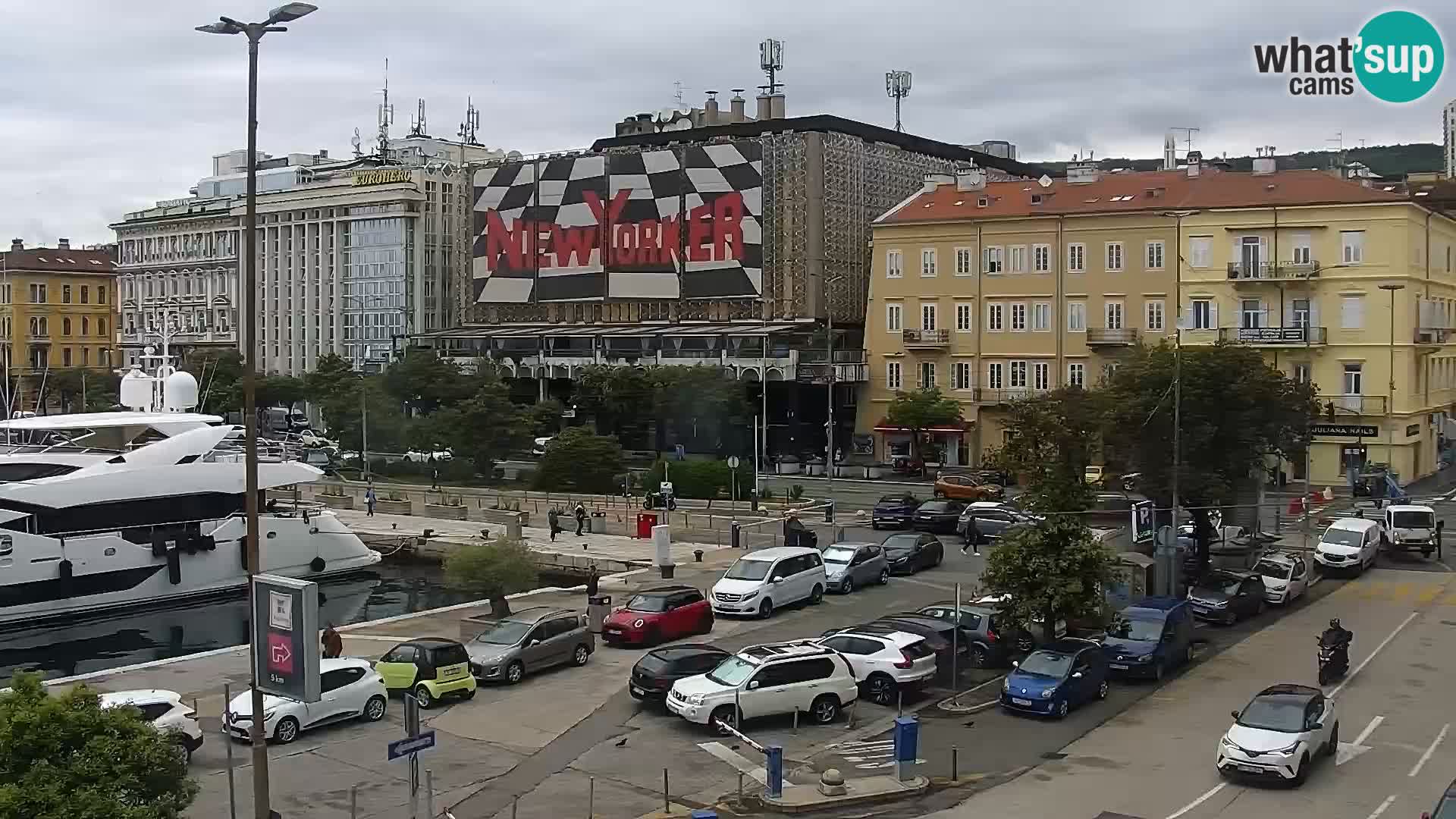 Riva i Marina u Rijeci – Web kamera uživo u Hrvatskoj