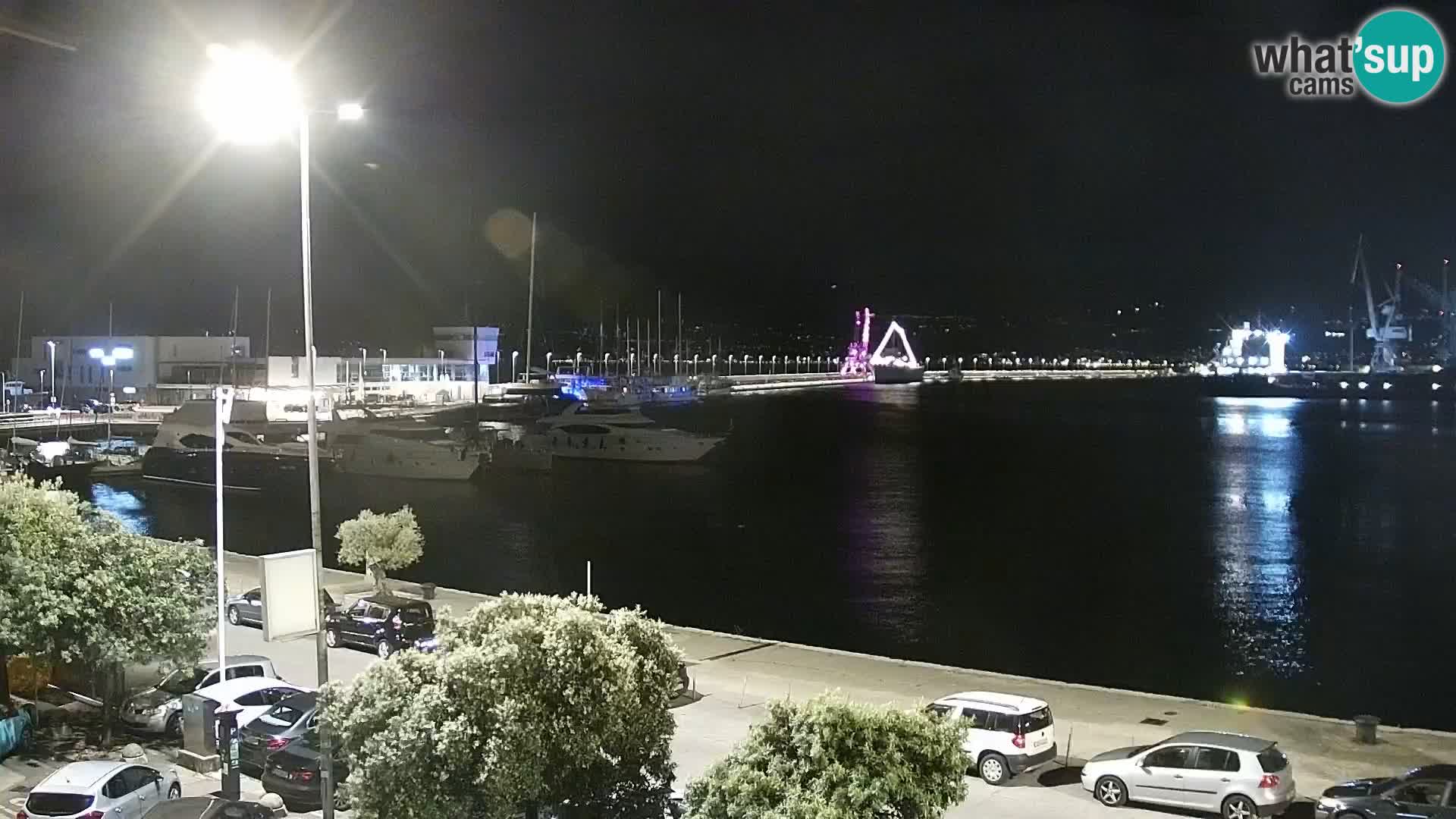 Fiume – Il porto e la Riva