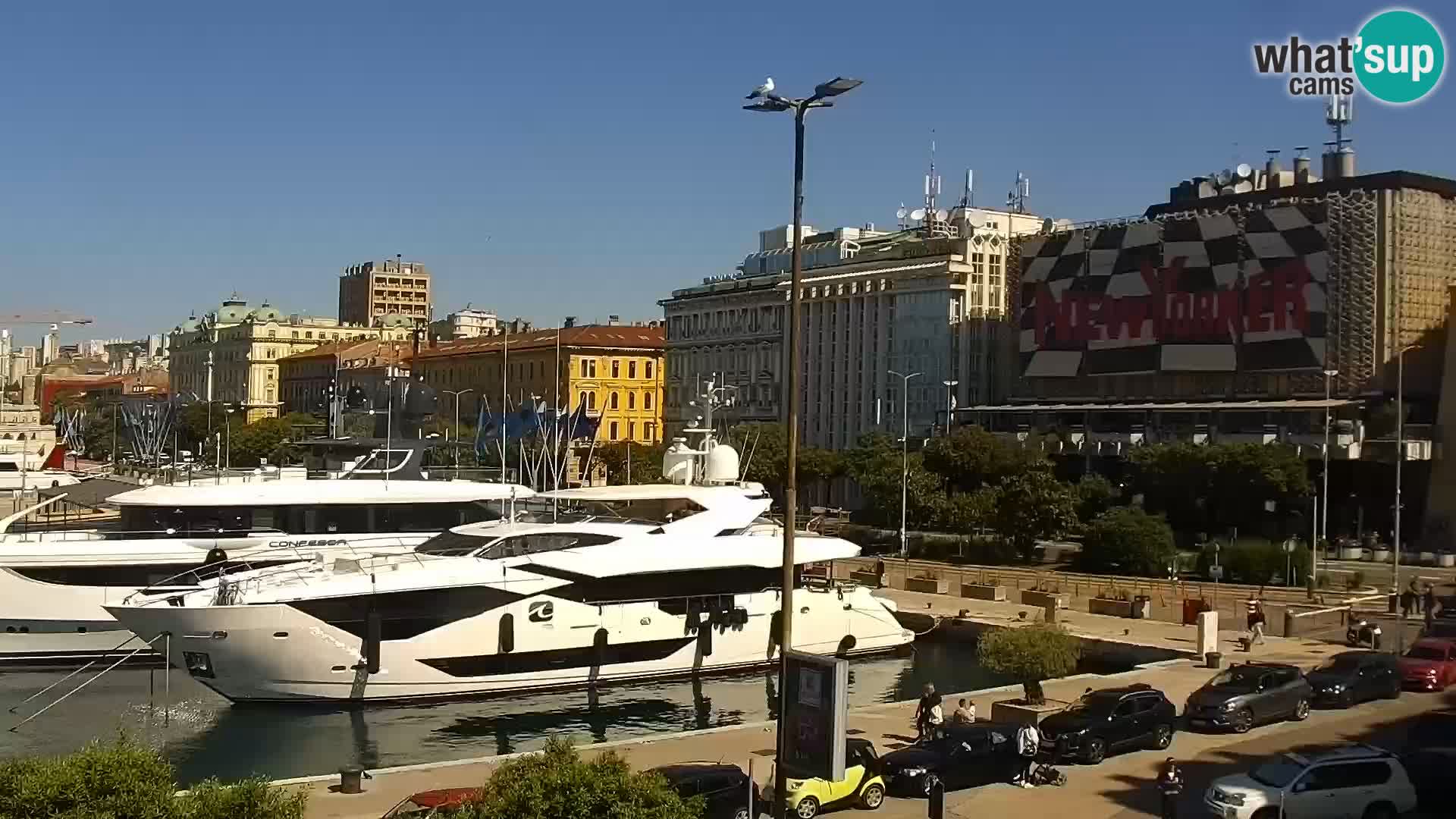 Fiume – Il porto e la Riva