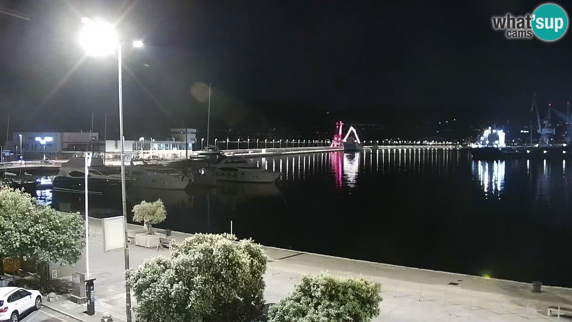 Riva i Marina u Rijeci – Web kamera uživo u Hrvatskoj
