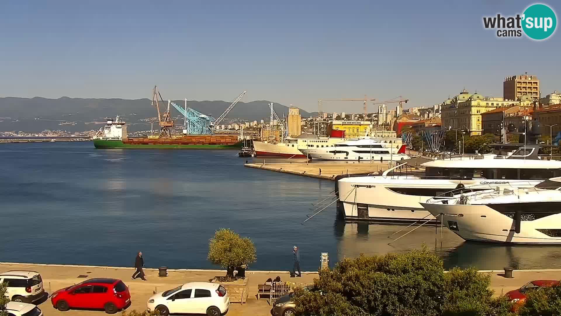 Rijeka – luka i ulica Riva