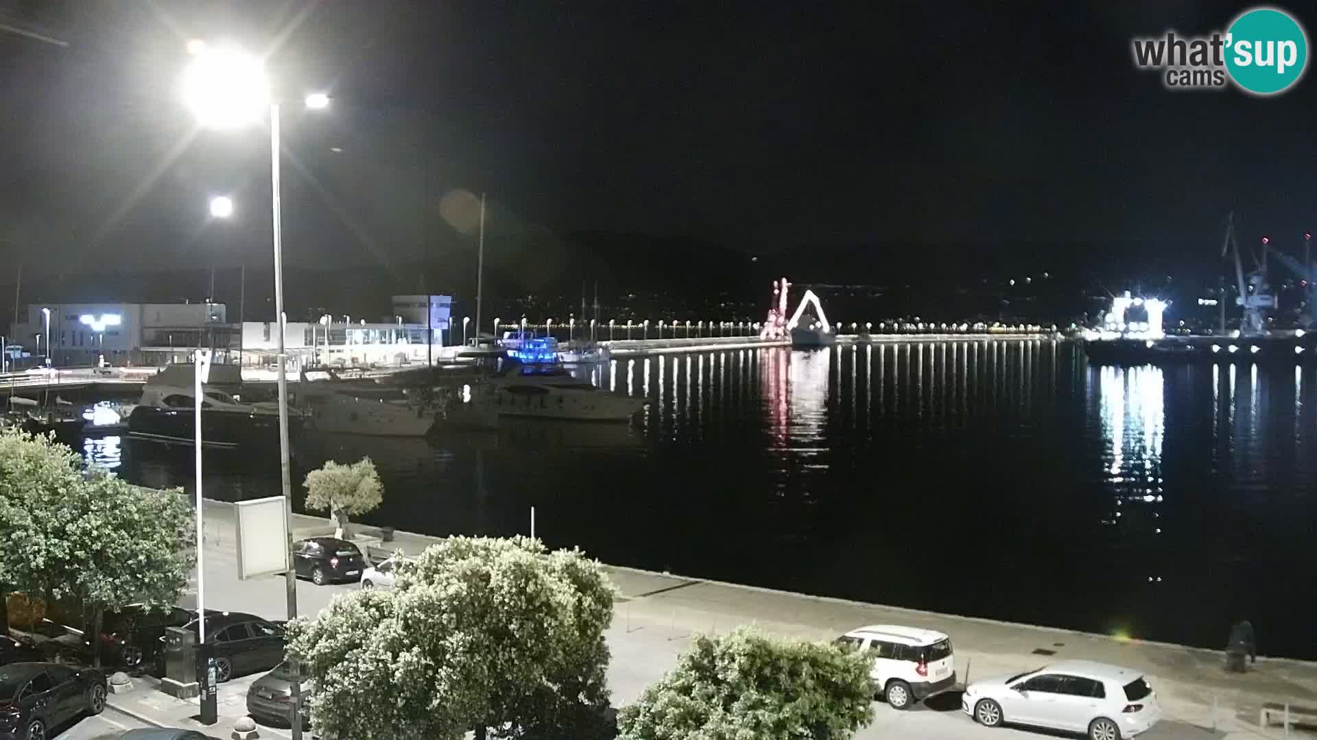 Fiume – Il porto e la Riva