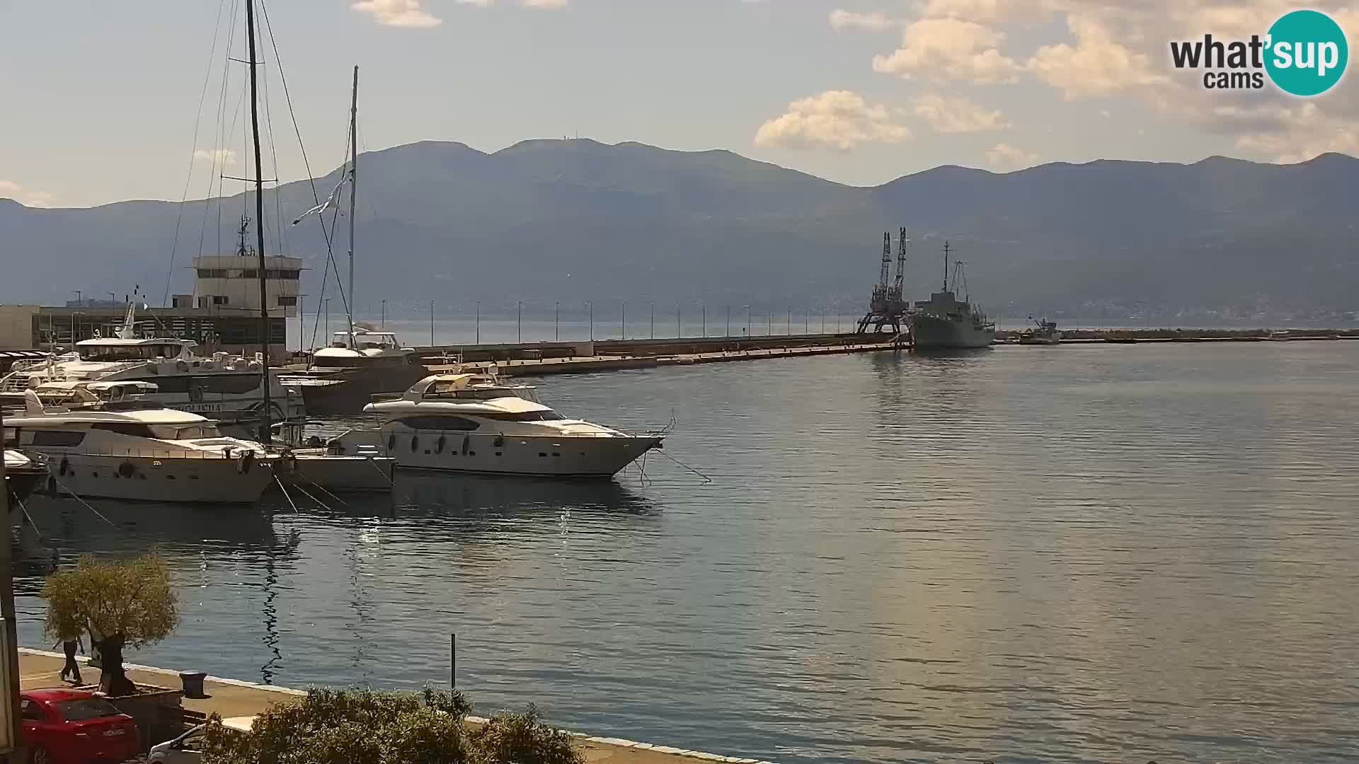 La Riva e la Marina a Rijeka (Fiume) – Live Webcam Croazia