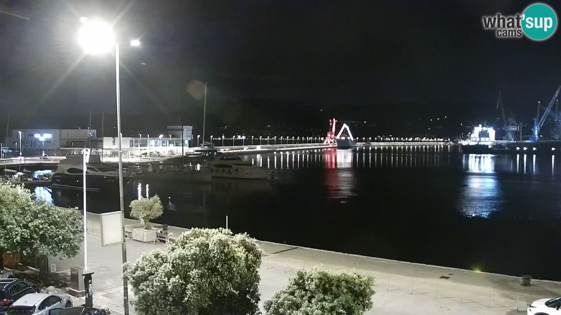Fiume – Il porto e la Riva