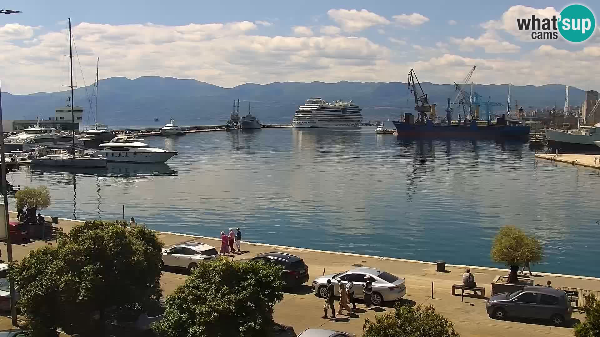 Rijeka – luka i ulica Riva