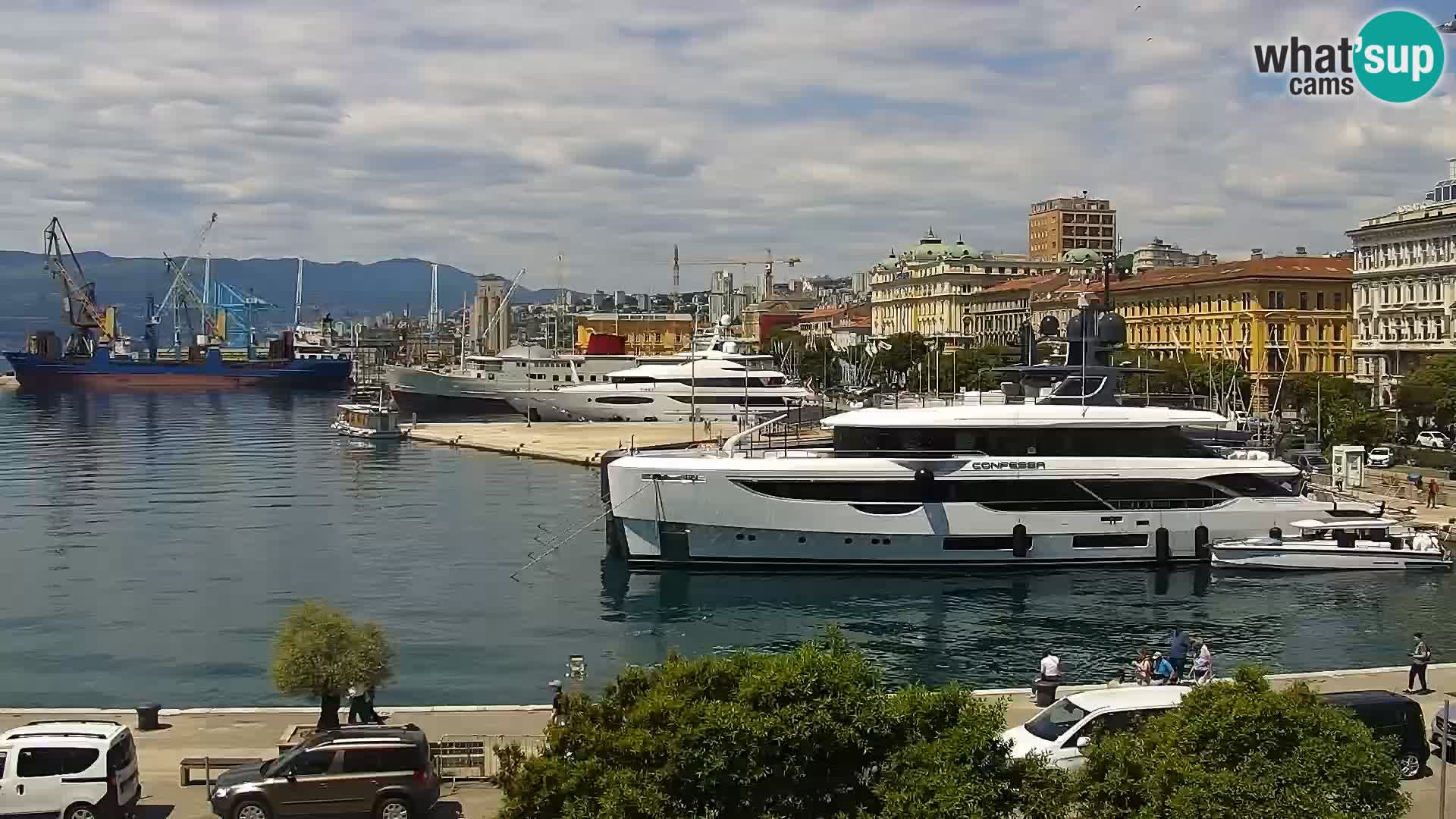 Rijeka – luka i ulica Riva