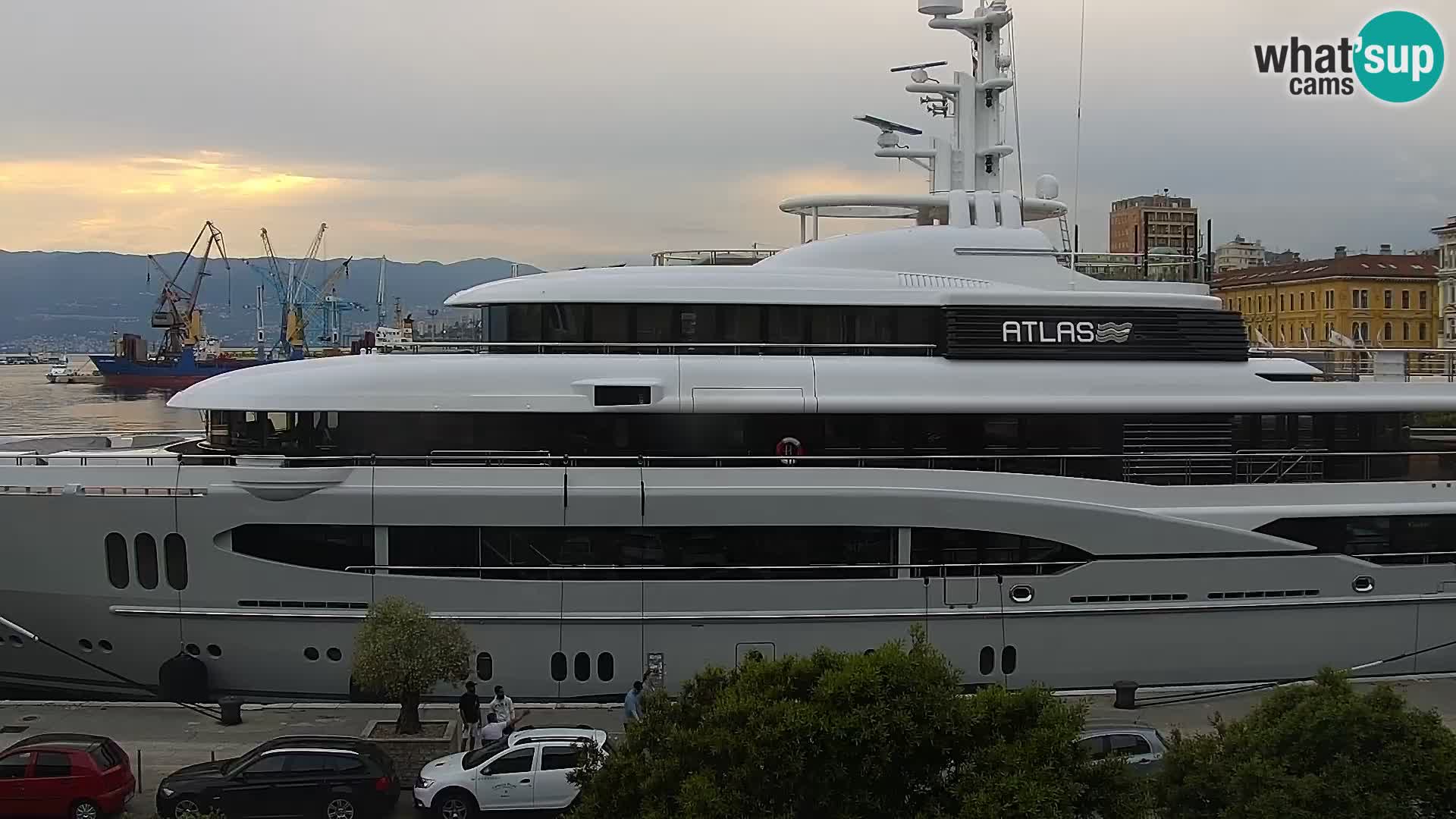 Die Riva und Marina in Rijeka – Live Webcam Kroatien
