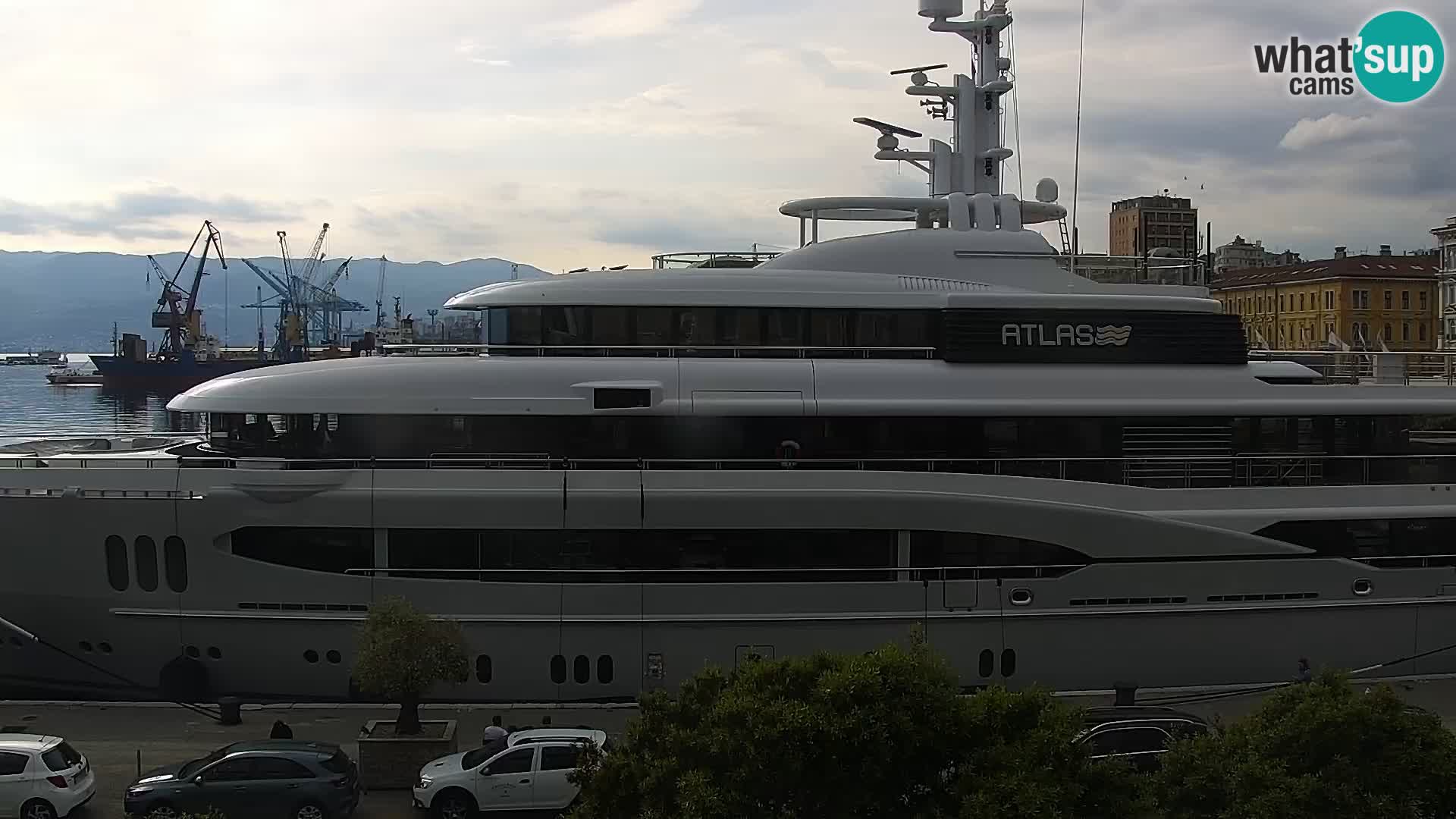 Die Riva und Marina in Rijeka – Live Webcam Kroatien