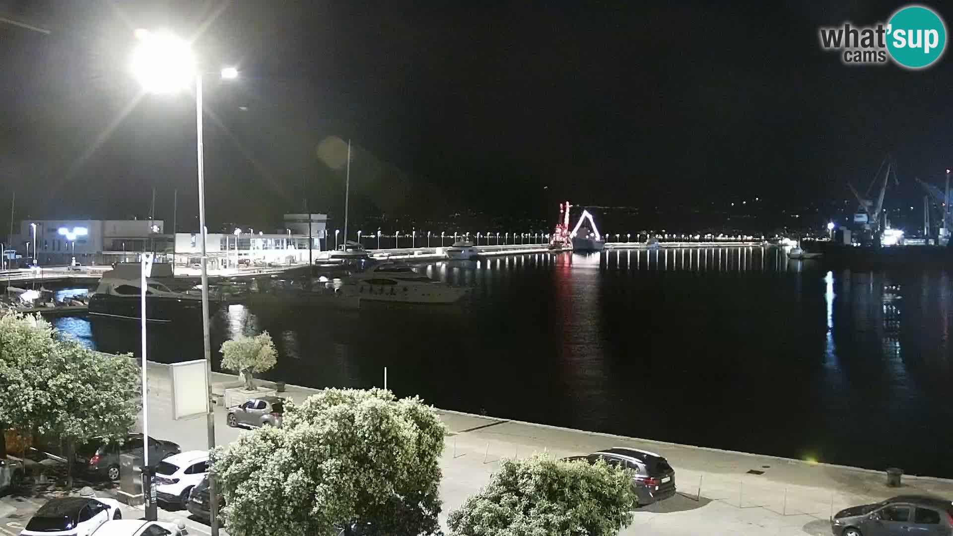 Fiume – Il porto e la Riva