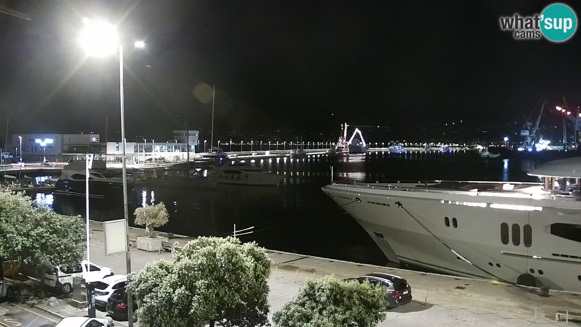 Fiume – Il porto e la Riva
