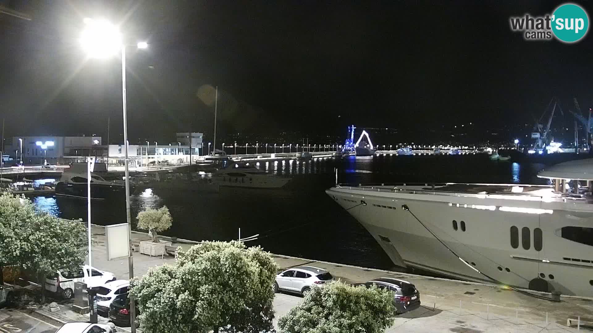 La Riva e la Marina a Rijeka (Fiume) – Live Webcam Croazia