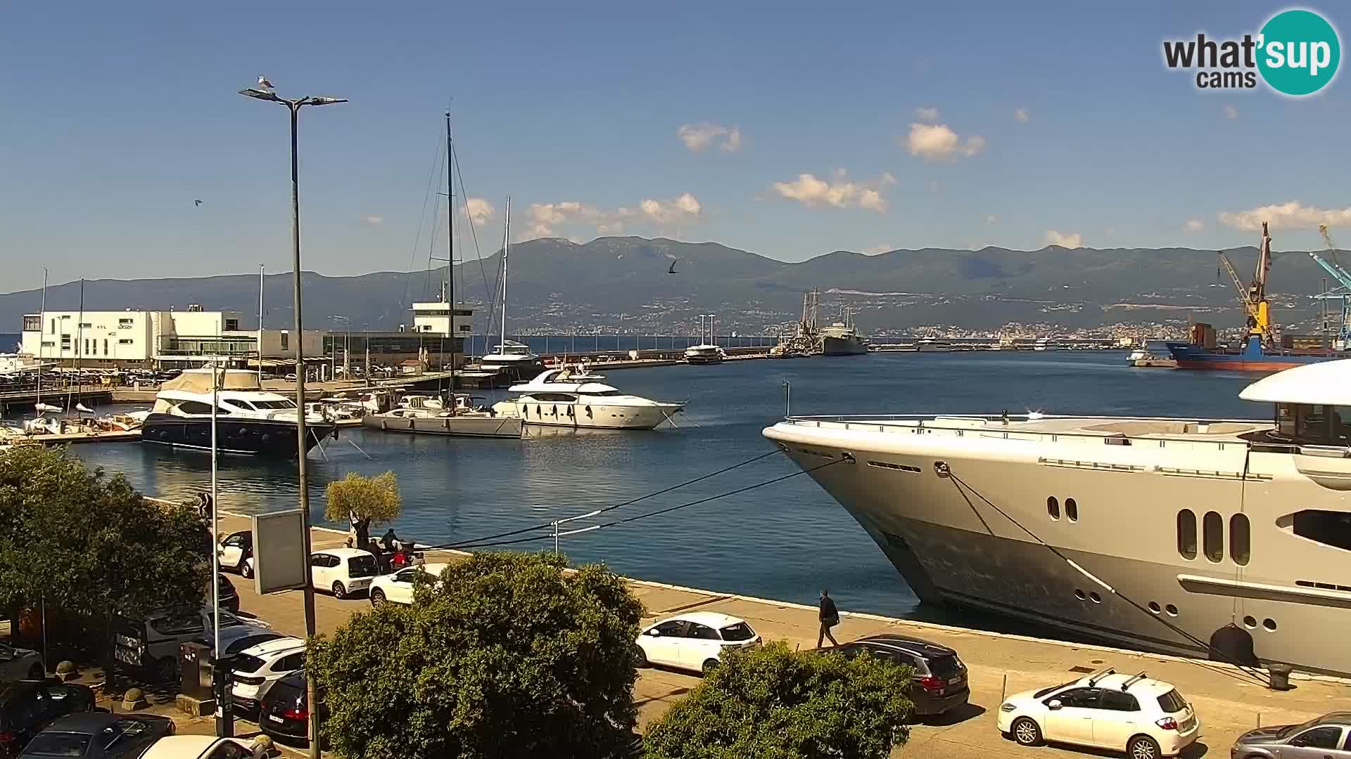 Riva i Marina u Rijeci – Web kamera uživo u Hrvatskoj