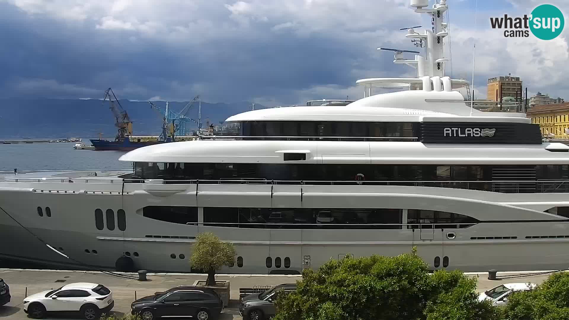Die Riva und Marina in Rijeka – Live Webcam Kroatien
