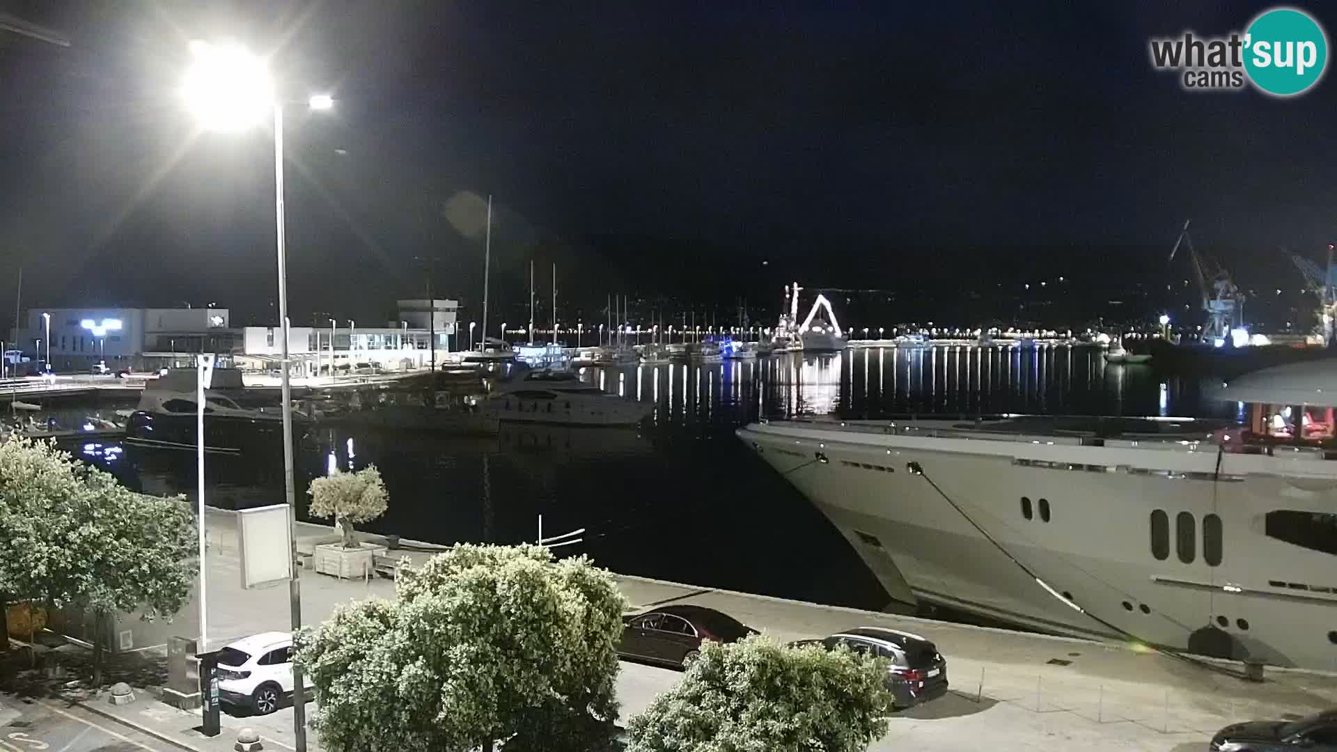 Riva i Marina u Rijeci – Web kamera uživo u Hrvatskoj